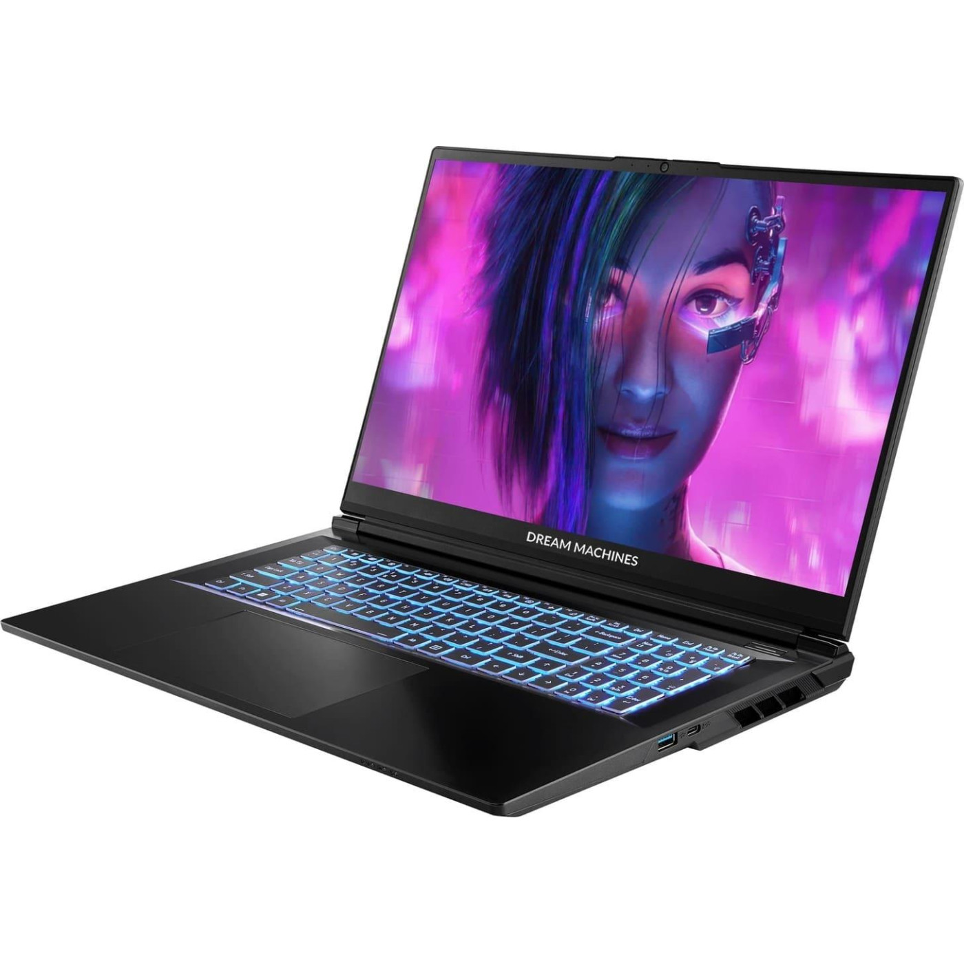 Ноутбук Dream Machines 17.3 RG5060-17 QHD IPS/Intel i9-14900HX/32GB/2TB/RTX 5060 8GB/DOS/Black (RG5060-17UA30)