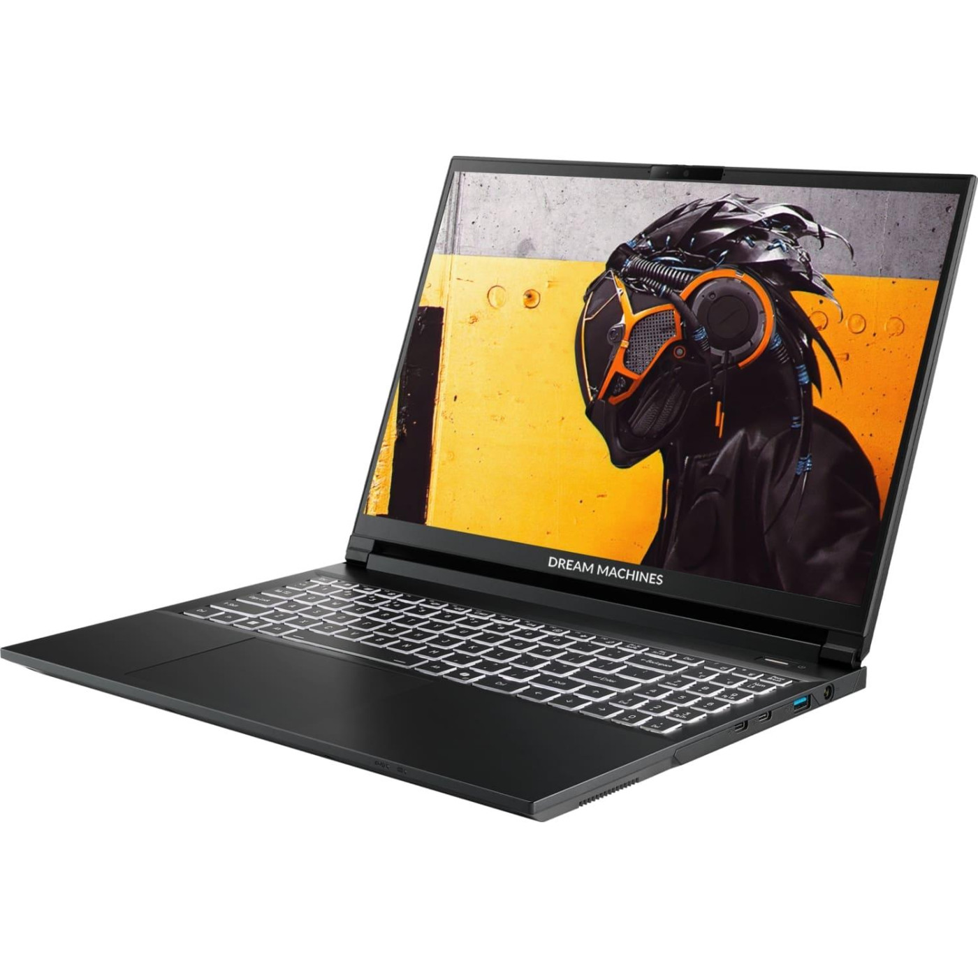 Ноутбук Dream Machines 15.3 RT5050-15 FHD+ IPS/Ryzen 9 AI HX 370/16GB/1TB/RTX 5050 8GB/DOS/Black (RT5050-15UA26)