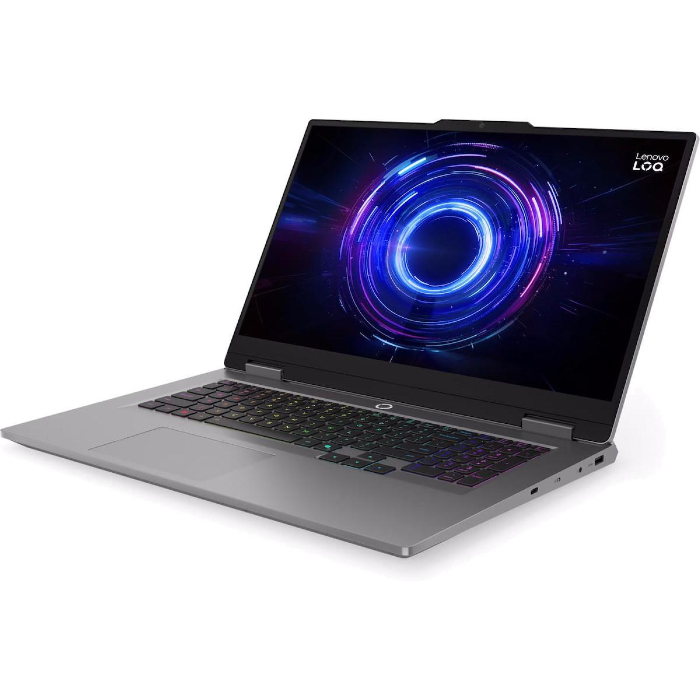 Ноутбук Lenovo 17.3 LOQ 17IRX10 F 165Hz/Intel Core i7-13650HX/16GB/512 SSD/RTX 5060 8GB/DOS/Luna Grey (83JH00GQRA)