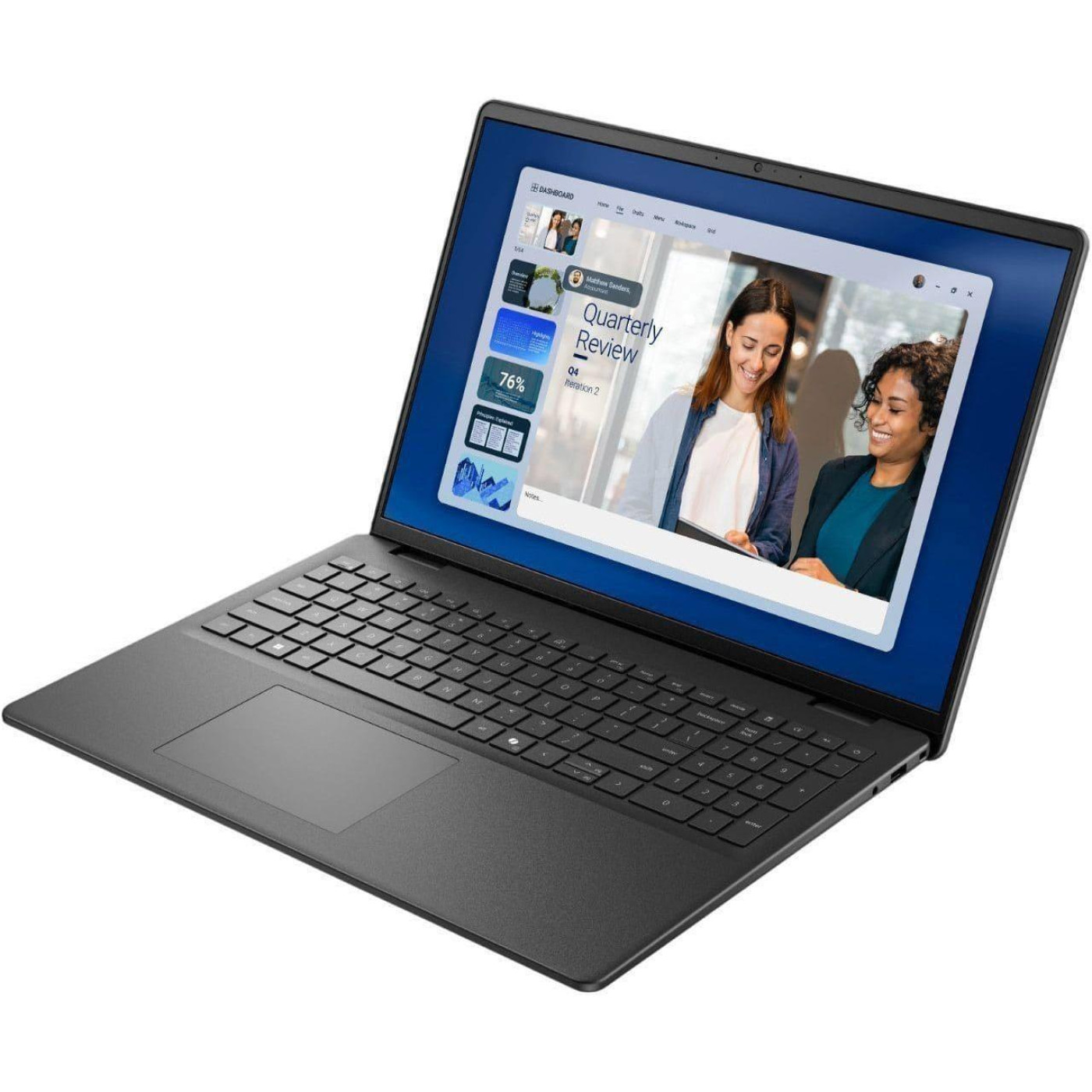 Ноутбук Dell 16 Plus DB16255 Full HD+ IPS Touchscreen/Ryzen 7 250/64GB/2TB/Radeon 780M/W11H/Carbon Black (LDC16255-A063BLK-642) U1