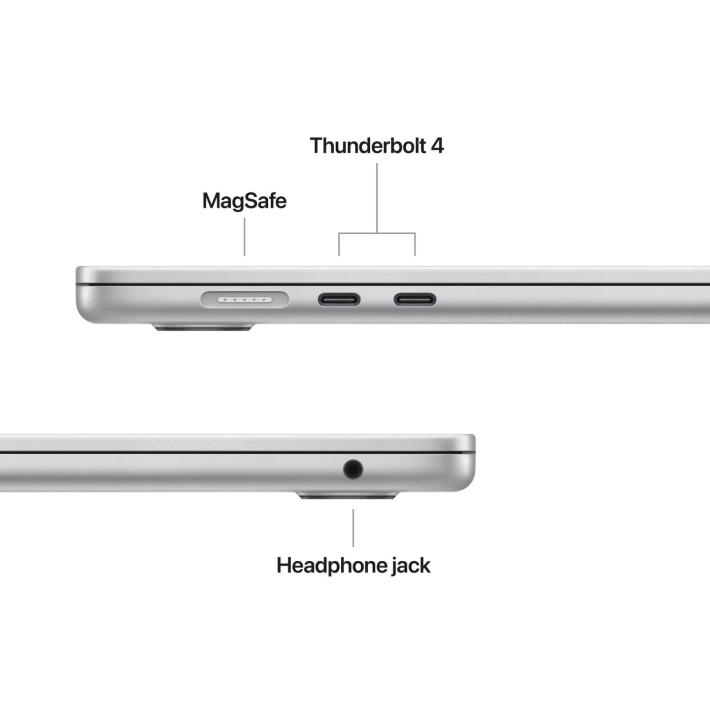 Ноутбук Apple 15.3 MacBook Air / M5/16GB/512SSD/UMA/MacOS/Silver (MDV94UA/A)