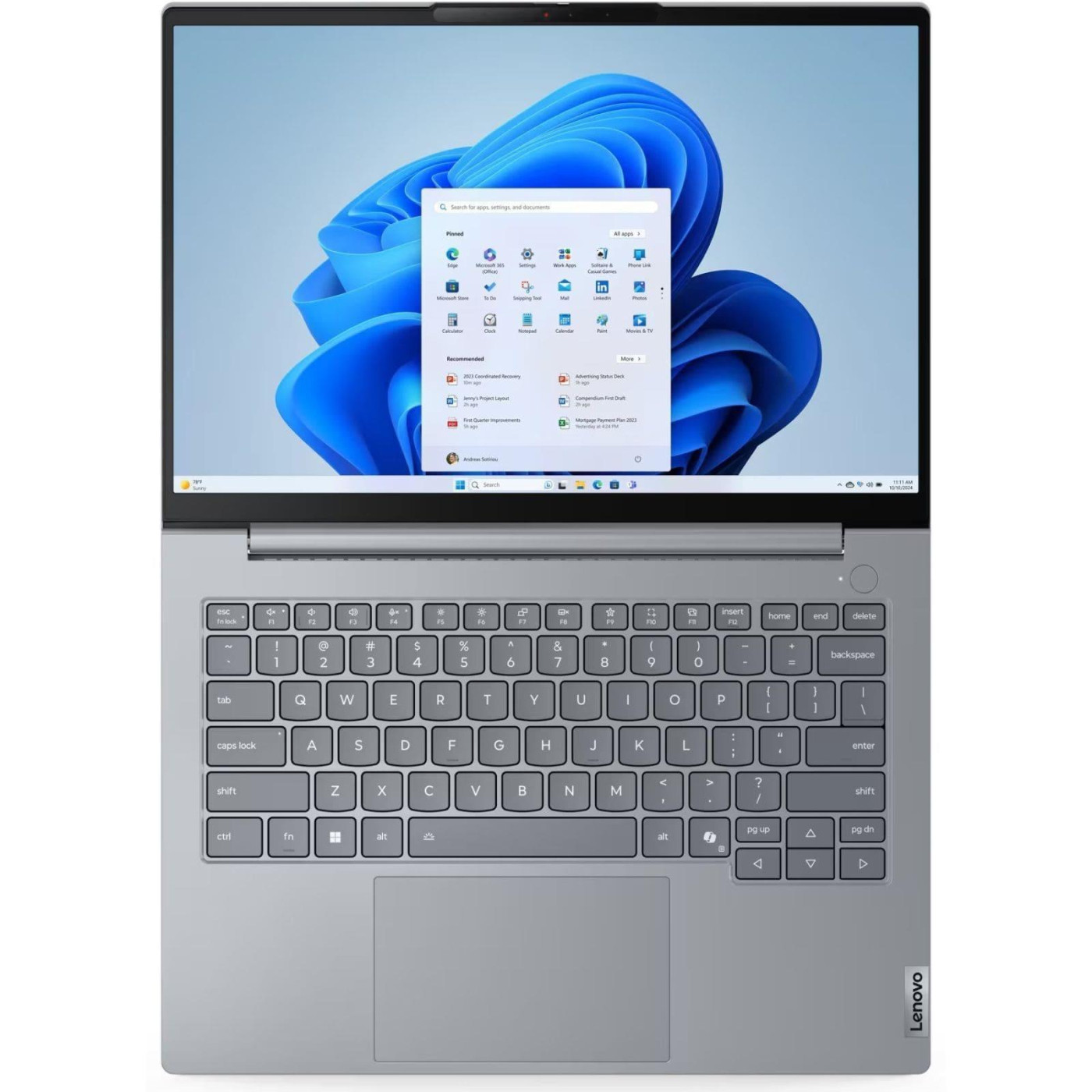 Ноутбук Lenovo 14 ThinkBook 14 G8 IAL/Intel U5-225U/16GB/512SSD/Intel Graphics/DOS/Arctic Grey (21SJ007DRA)