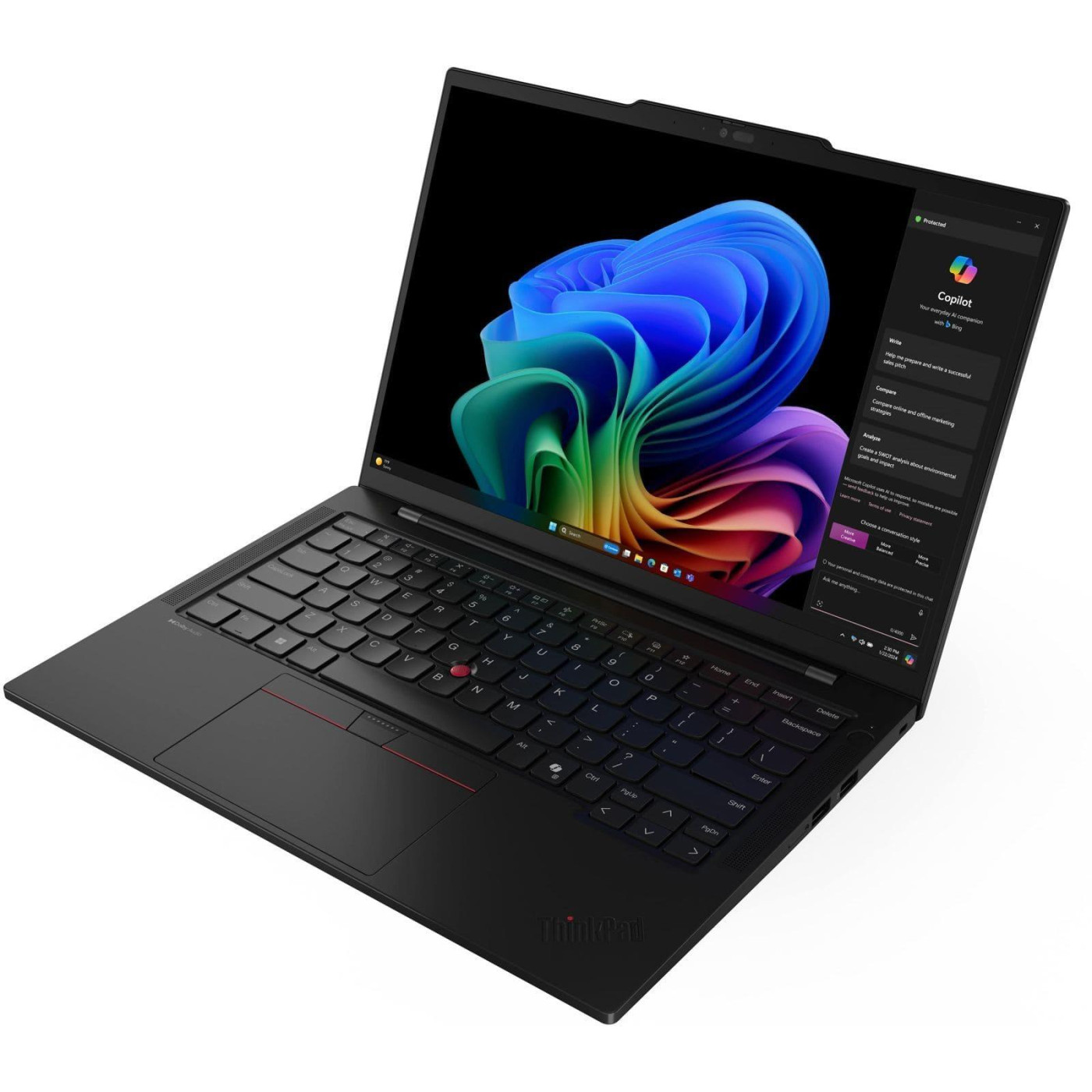 Ноутбук Lenovo 14 ThinkPad T14s Gen 6/Intel U7-255U/32GB/1TB/Intel Graphics/W11P/Black (21R1006BRA)