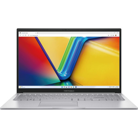 Ноутбук ASUS 15.6 Vivobook 15 X1504VA-BQ2684 FHD IPS/i3-1315U/16GB/512 SSD/UMA/DOS/Silver (90NB10J2-M036R0)