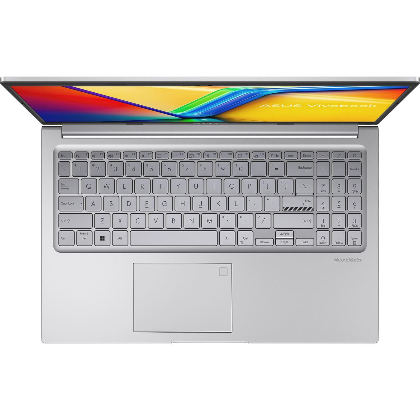 Ноутбук ASUS 15.6 Vivobook 15 X1504VA-BQ2684 FHD IPS/i3-1315U/16GB/512 SSD/UMA/DOS/Silver (90NB10J2-M036R0)