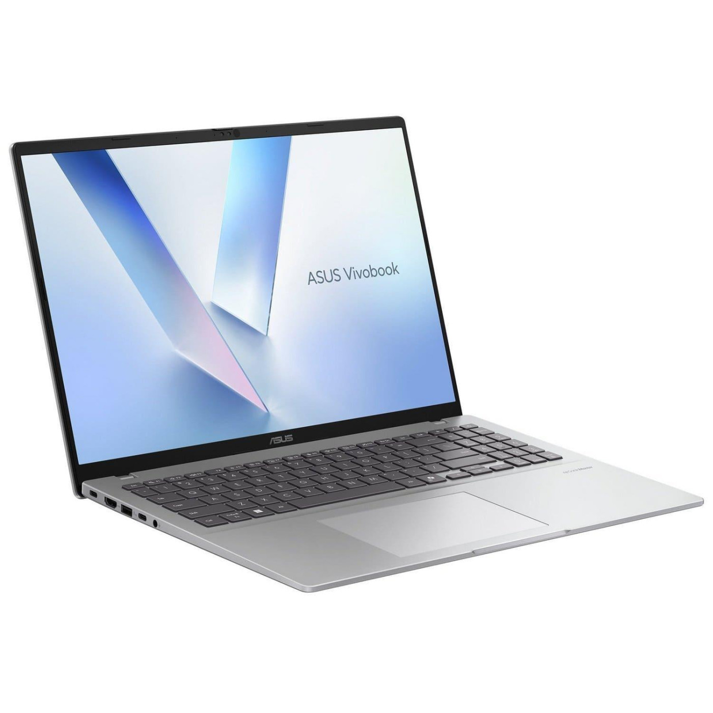 Ноутбук ASUS 16 Vivobook 16 M1607KA-MB144 FHD IPS/Ryzen 5 AI 330/16GB/512SSD/UMA/DOS/Cool Silver (90NB15F2-M00AX0)