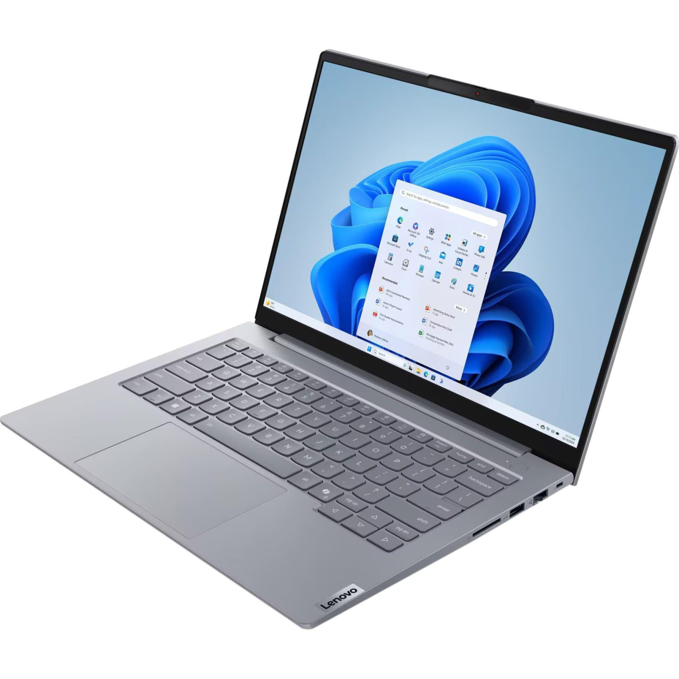 Ноутбук Lenovo 14 ThinkBook 14 G8 IAL F/Intel UX9-185H/16GB/512 SSD/Intel HD/DOS/Arctic Grey (21SJ00PMRA)
