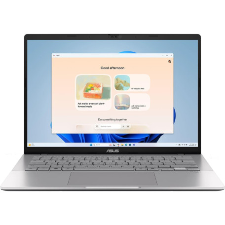 Ноутбук ASUS 14 Vivobook S14 S3407VA-LY100 FMI/Intel Core 7 240H/16GB/1TB/Intel UHD/DOS/Cool Silver (90NB1681-M008M0)