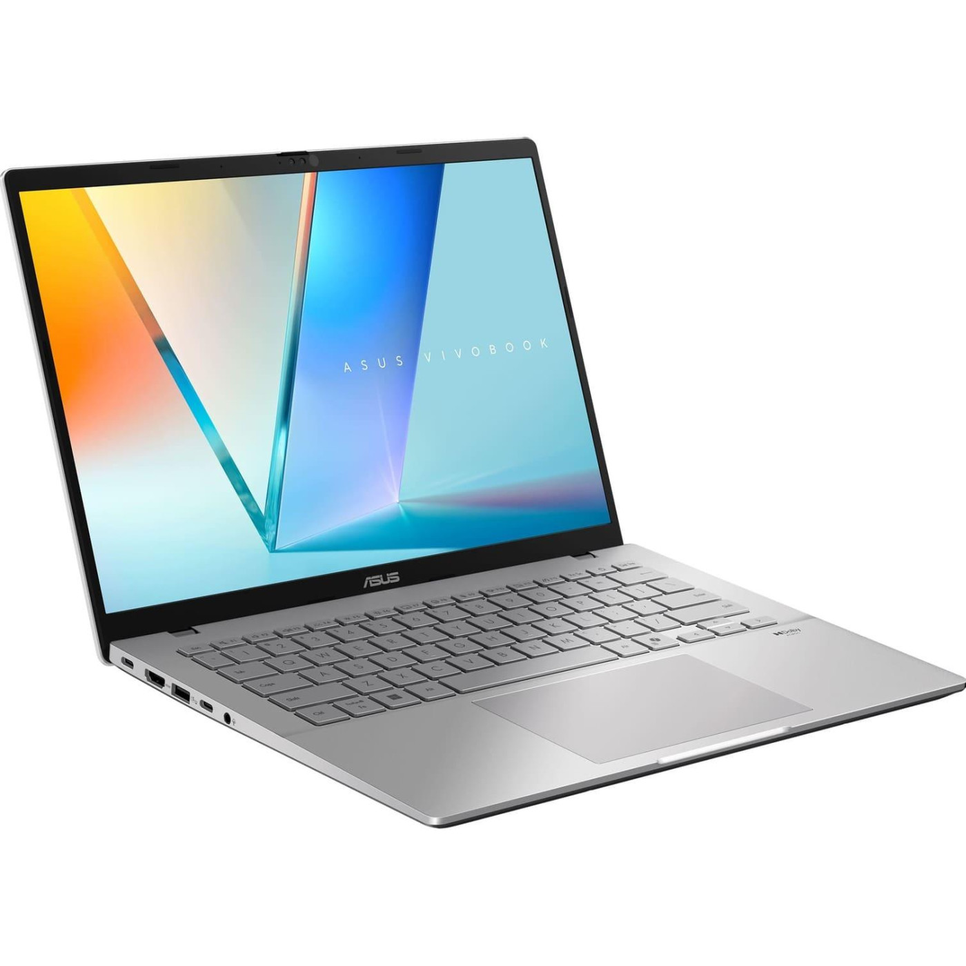 Ноутбук ASUS 14 Vivobook S14 S3407VA-LY100 FMI/Intel Core 7 240H/16GB/1TB/Intel UHD/DOS/Cool Silver (90NB1681-M008M0)