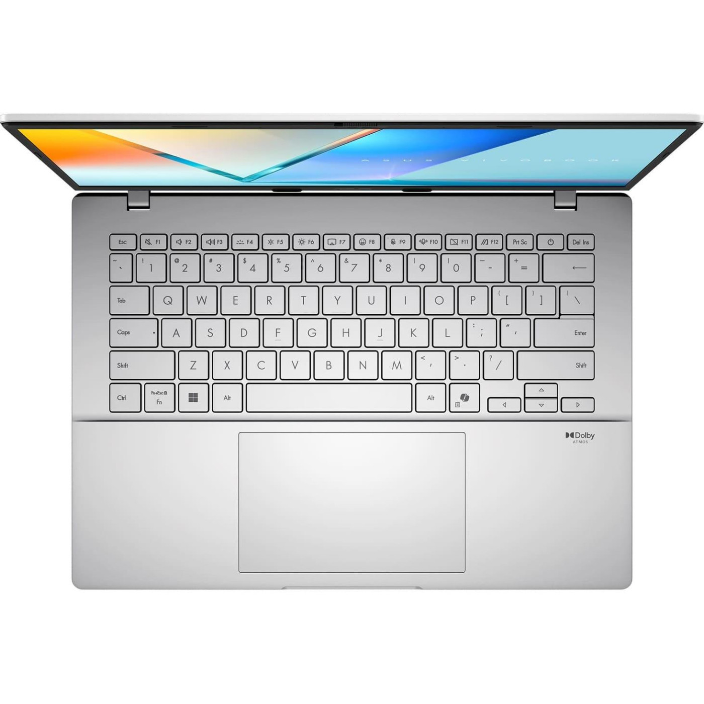 Ноутбук ASUS 14 Vivobook S14 S3407VA-LY100 FMI/Intel Core 7 240H/16GB/1TB/Intel UHD/DOS/Cool Silver (90NB1681-M008M0)