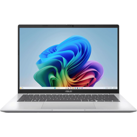 Ноутбук ASUS 14 Vivobook 14 M1407KA-LY232 FMI/Ryzen 5 AI 330/16GB/512 SSD/UMA/DOS/Cool Silver (90NB15H3-M00DX0)