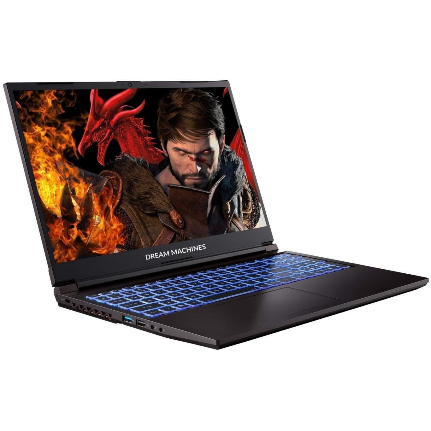 Ноутбук Dream Machines 15 RG2050-15 1920x1080;144 Гц/Intel Core i5-13420H/32 ГБ/1000 ГБ/RTX 2050/Dos/black (RG2050-15UA21)