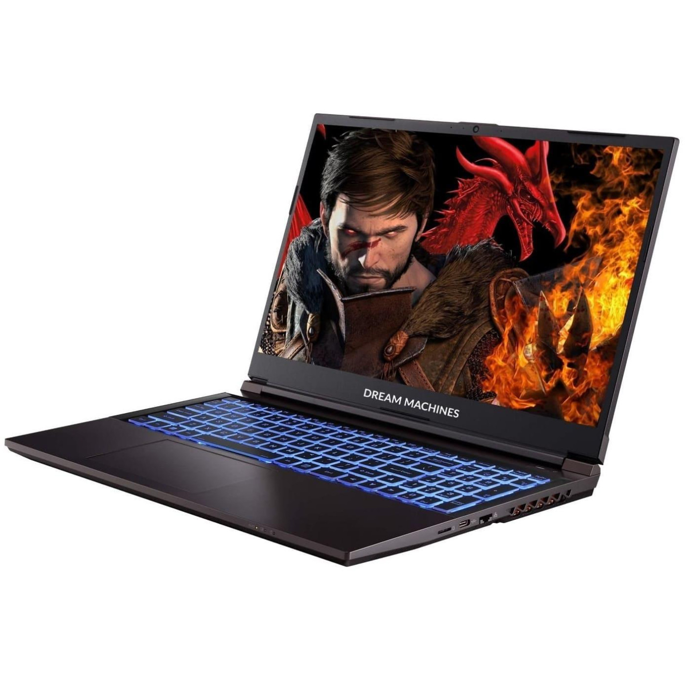 Ноутбук Dream Machines 15 RG2050-15 1920x1080;144 Гц/Intel Core i5-13420H/32 ГБ/1000 ГБ/RTX 2050/Dos/black (RG2050-15UA21)