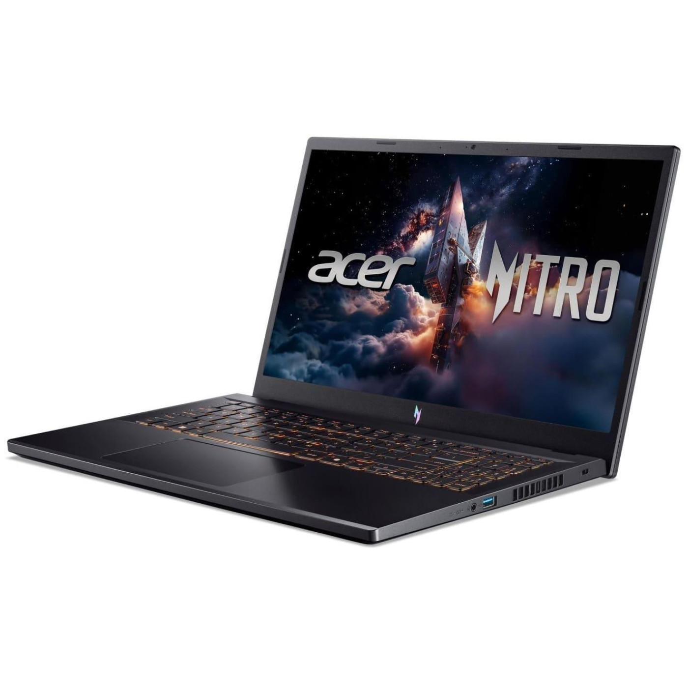 Ноутбук Acer 15.6 Nitro V 15 ANV15-52 FHD IPS/Intel i5-13420H/16GB/512SSD/RTX 5060 8GB/DOS/Black (NH.QZ8EU.00L) U1