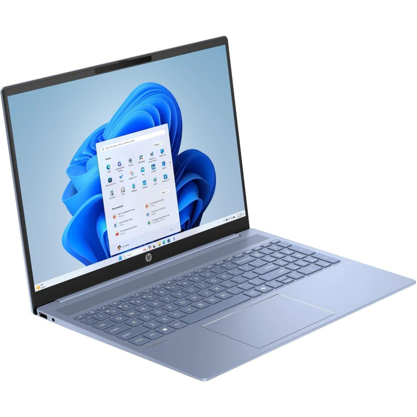 Ноутбук HP 16 OmniBook 5 16-af1011ua 2K IPS AG/U7-255U/24GB/1TB/UMA/DOS/Blue (BV5W5EA)