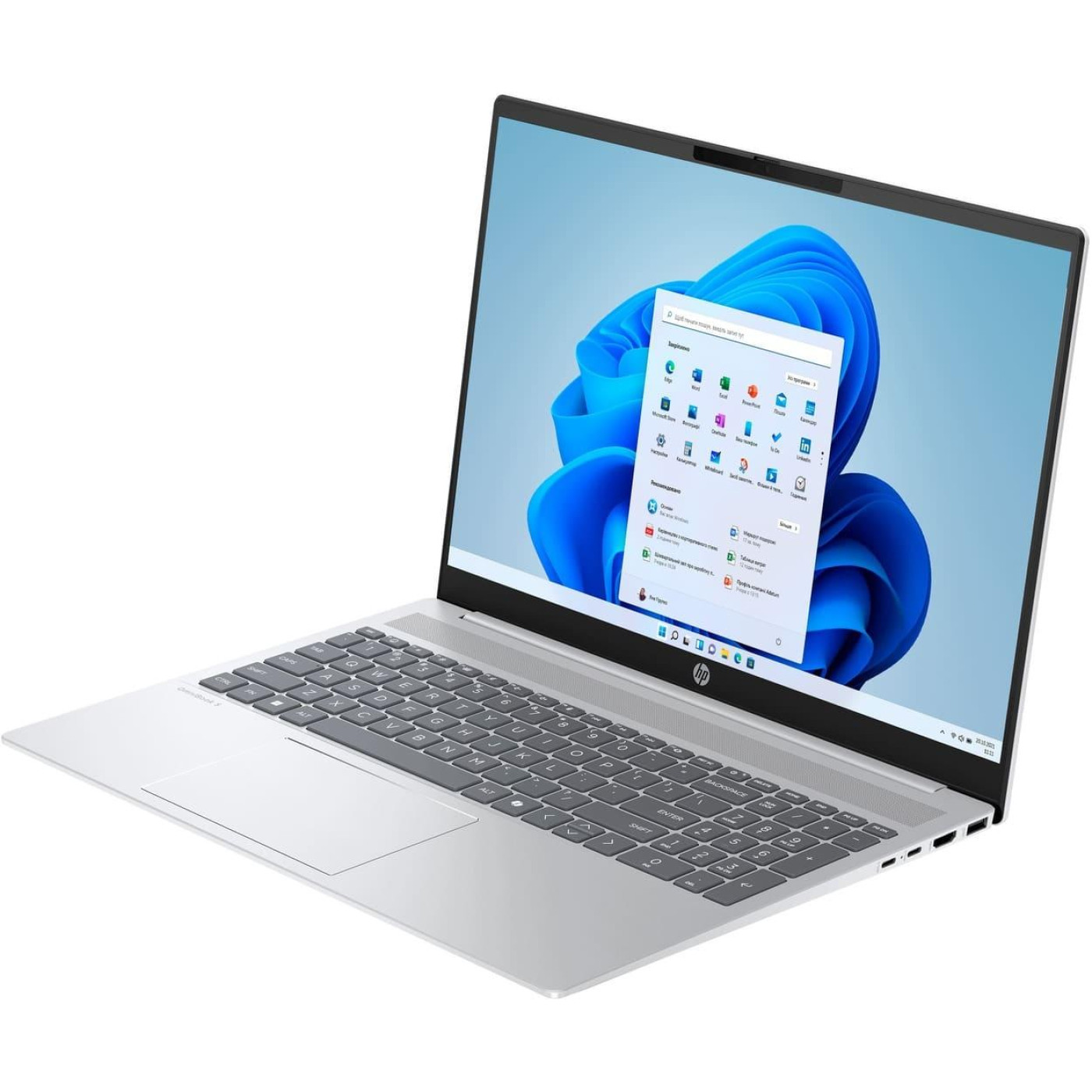 Ноутбук HP 16 OmniBook 5 16-af1017ua 2K IPS AG/U7-255U/16GB/1TB/UMA/DOS/Silver (BV5W8EA)