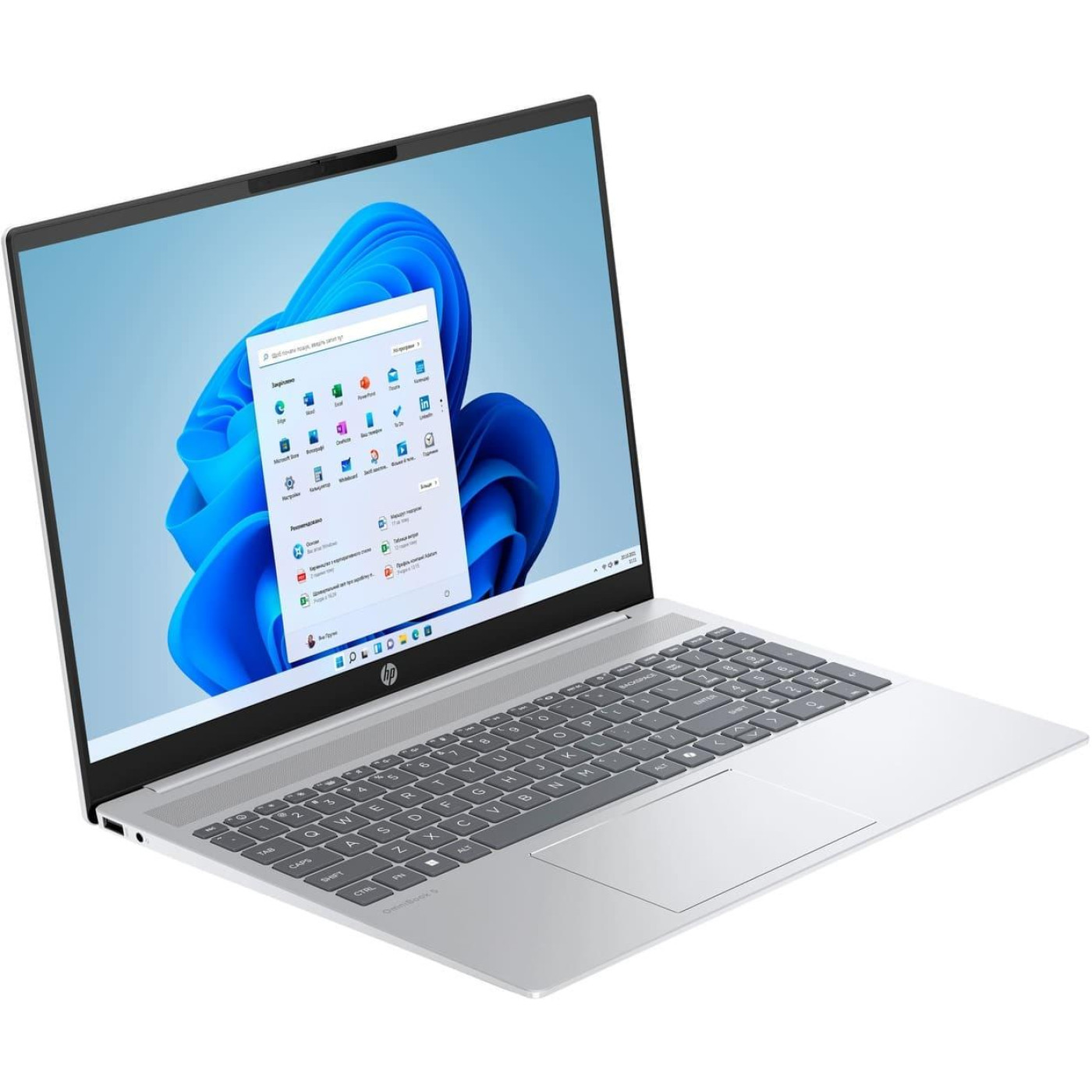Ноутбук HP 16 OmniBook 5 16-af1019ua 2K IPS AG/U7-255U/16GB/512 SSD/UMA/DOS/Silver (BV5X0EA)