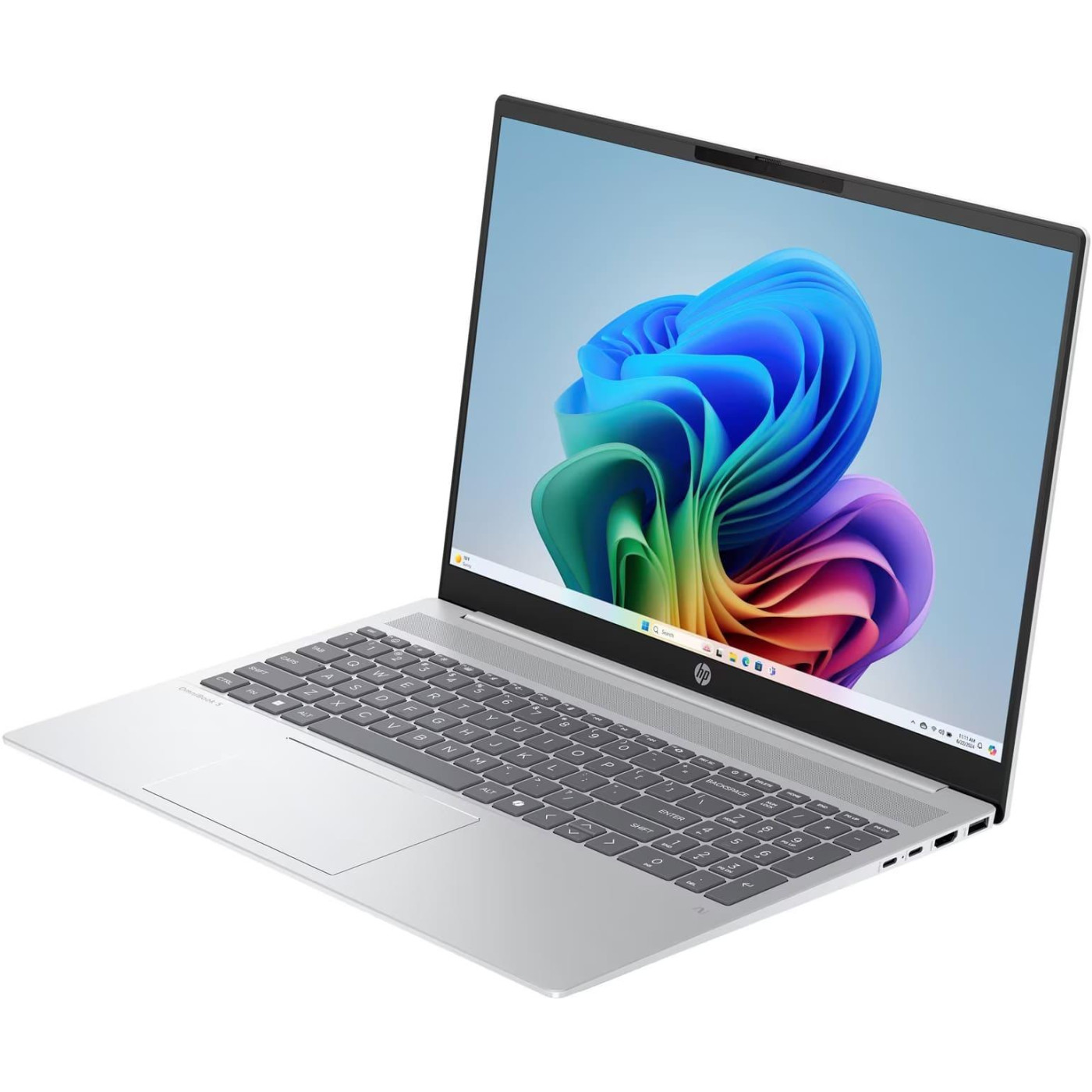 Ноутбук HP 16 OmniBook 5 16-ag1004ua 2K IPS AG/AI 5 340/16GB/512 SSD/UMA/Win11/Silver (BV5X1EA)