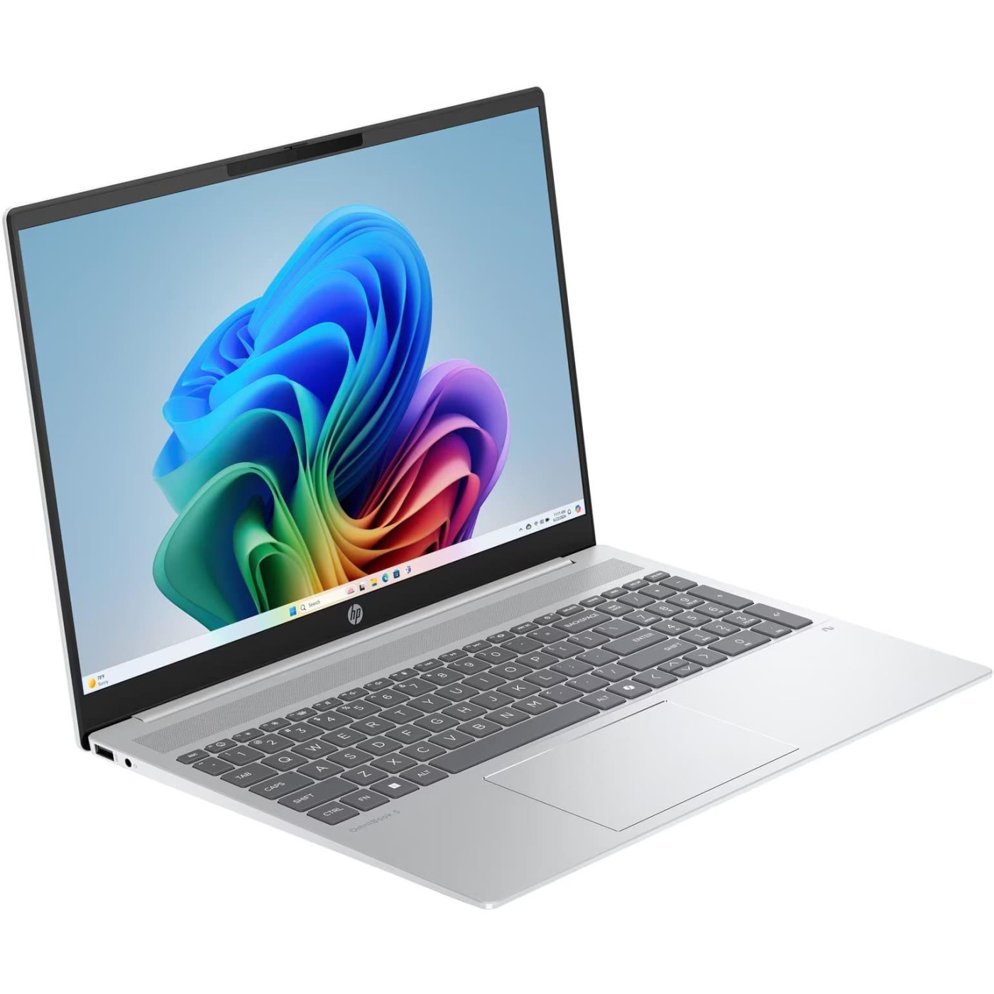 Ноутбук HP 16 OmniBook 5 16-ag1004ua 2K IPS AG/AI 5 340/16GB/512 SSD/UMA/Win11/Silver (BV5X1EA)