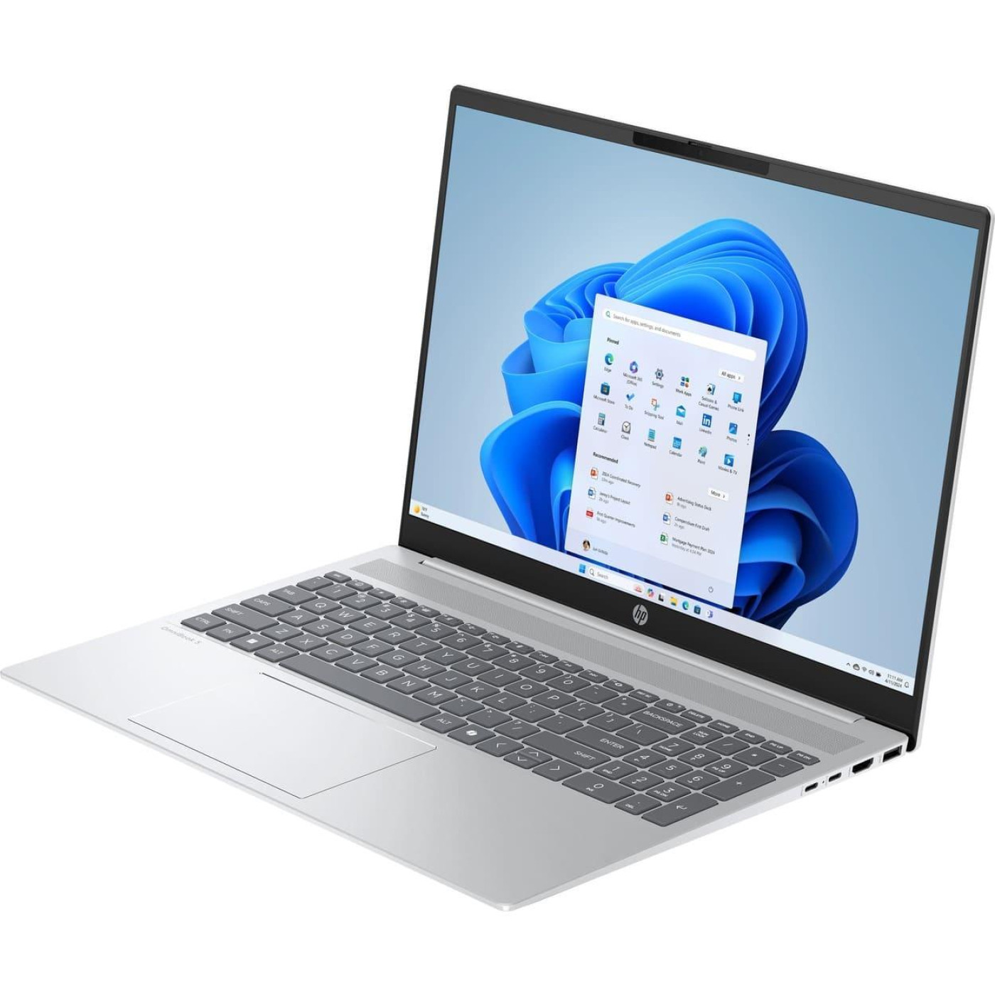 Ноутбук HP 16 OmniBook 5 16-bc1002ua 2K IPS AG/R5-8540U/16GB/512 SSD/UMA/Win11/Silver (BV5X4EA)