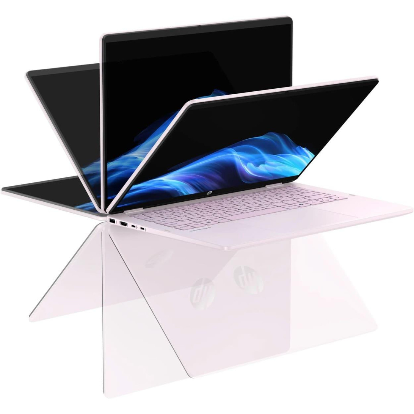 Ноутбук HP 14 OmniBook 5 Flip x360 2K IPS Touch/i3-100U/8GB/512 SSD/UMA/DOS/Pink (BV5T8EA)