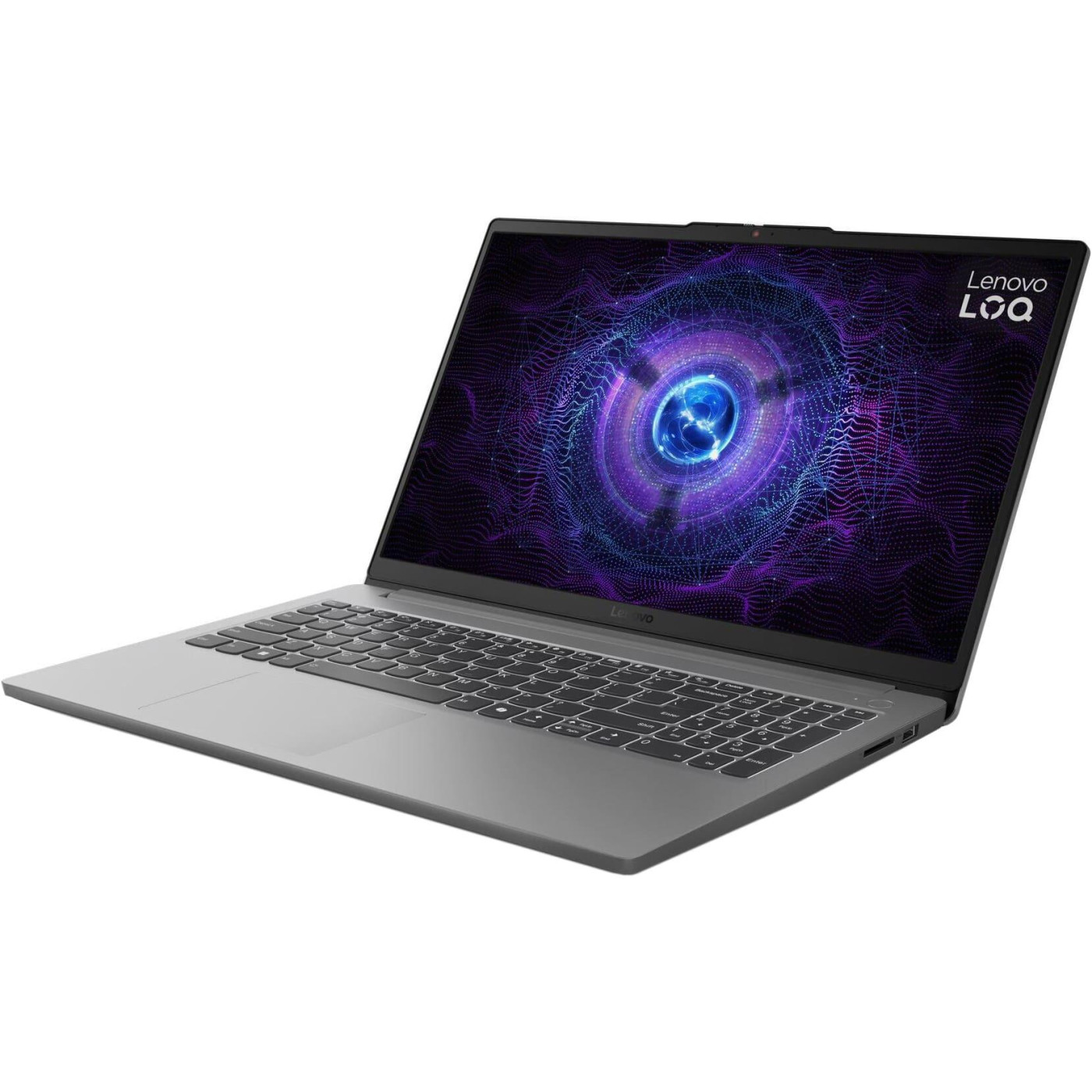 Ноутбук Lenovo 15.6 LOQ 15IAX9/Intel i5-12600HX/16GB/512SSD/RTX 3050 6GB/DOS/Luna Grey (83GS00U6RA)
