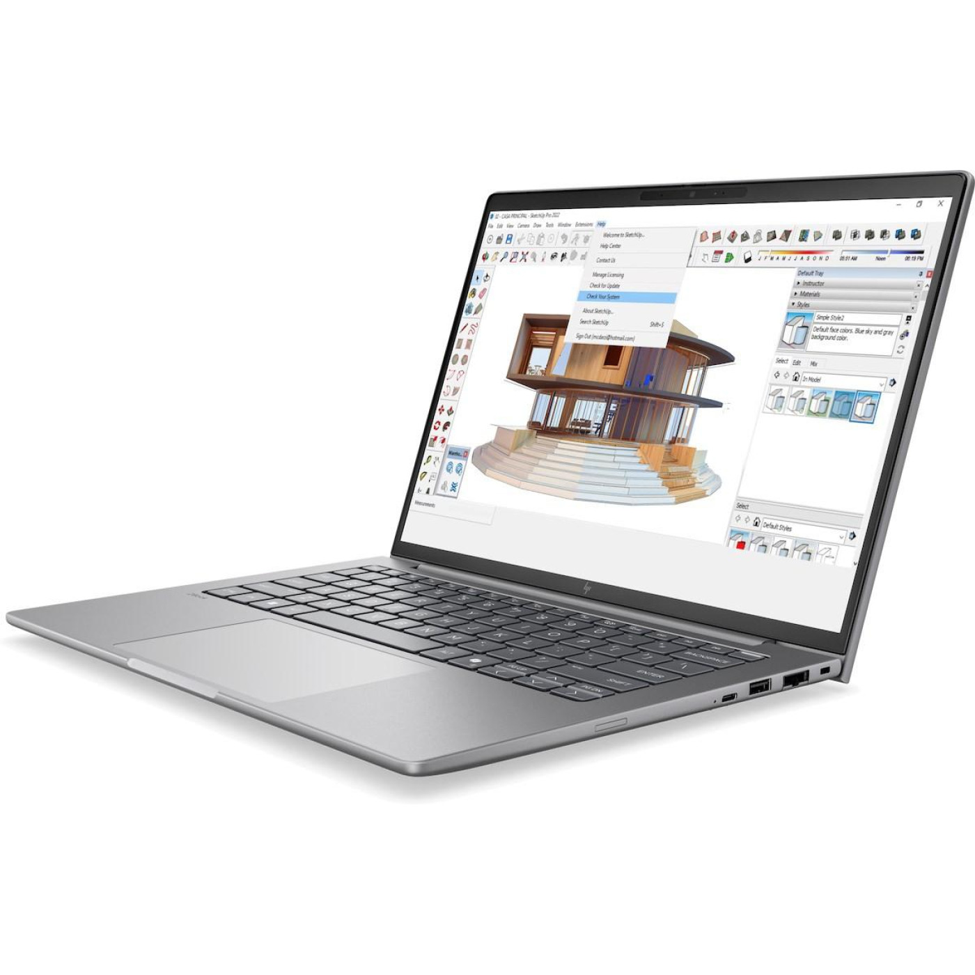 Ноутбук HP 14 ZBook 8 G2a 2.5K IPS/Ryzen 9 AI HX PRO 470/64GB/2TB/Radeon/DOS (DZ4D7ET)