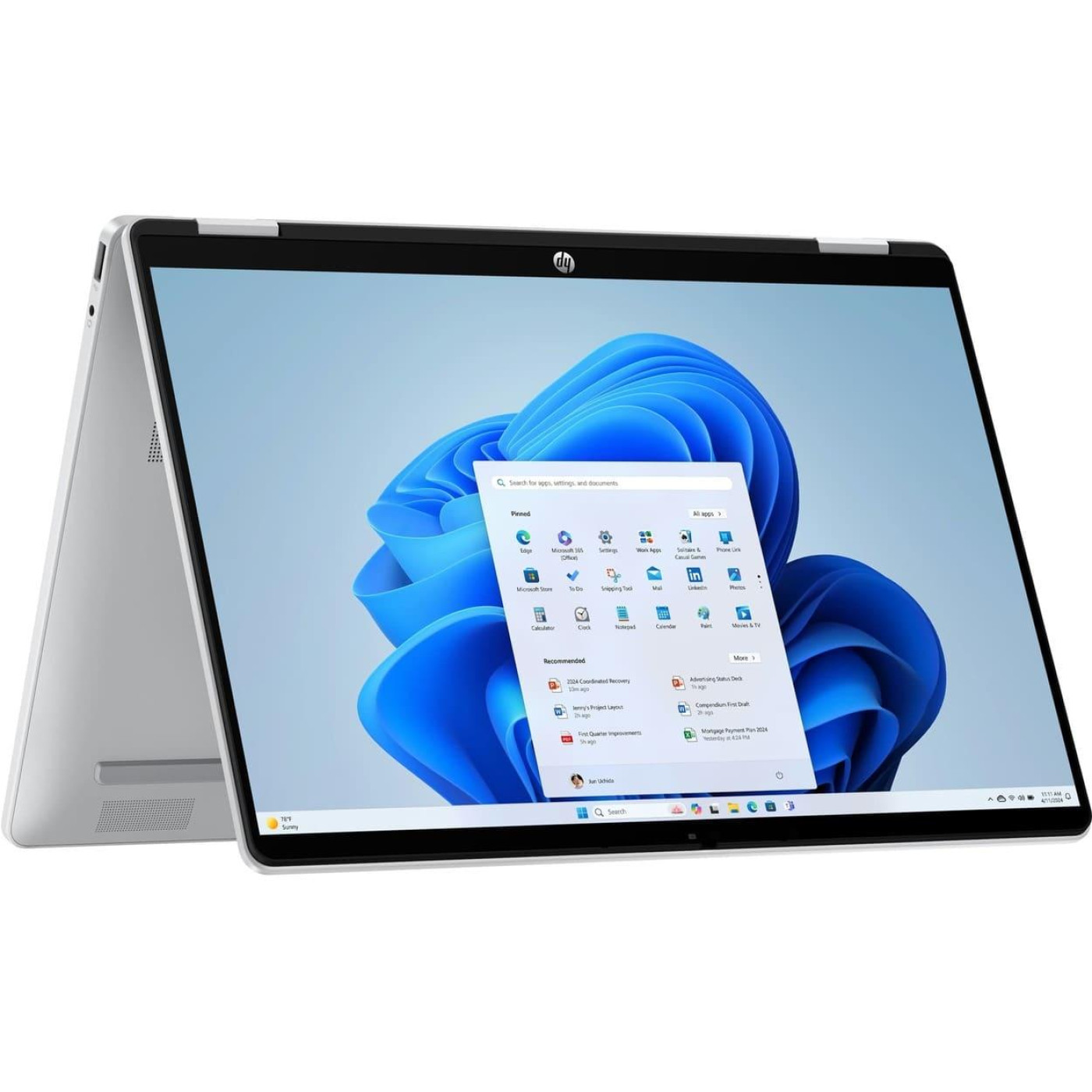 Ноутбук HP 14 OmniBook 5 Flip x360 2K IPS Touch/i5-120U/16GB/1TB/UMA/DOS/Silver (BV5T5EA)