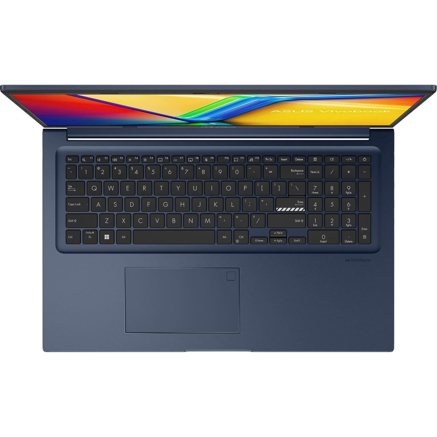 Ноутбук ASUS 17.3 Vivobook 17 X1704VA FHD IPS/Intel Core 5 120U/16GB/512SSD/Intel Graphics/DOS/Quiet Blue (90NB13X2-M00H90)