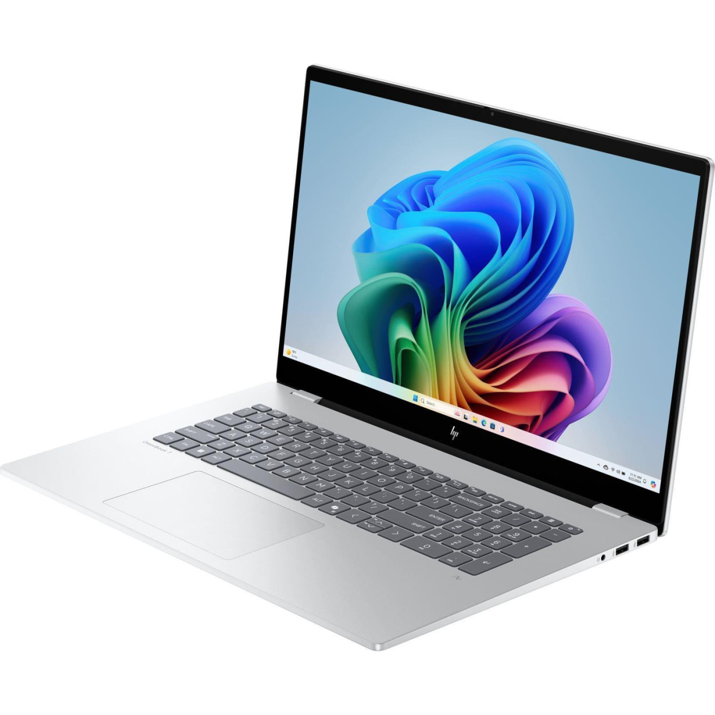 Ноутбук HP 17.3 OmniBook 7 17-dc0000ua FHD IPS Touch/Intel U7-258V/32GB/2TB/RTX 4050 6GB/W11/Silver (C3VE9EA)