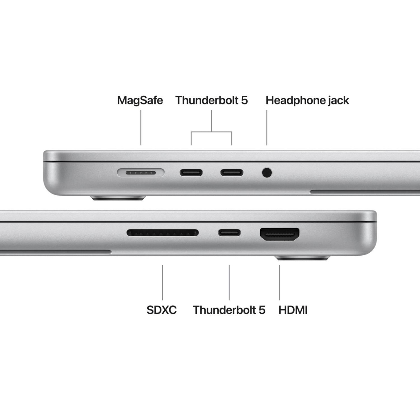 Ноутбук Apple 16.2 MacBook Pro / M5 Max/48GB/2TB/UMA/MacOS/Silver (MGE94UA/A)