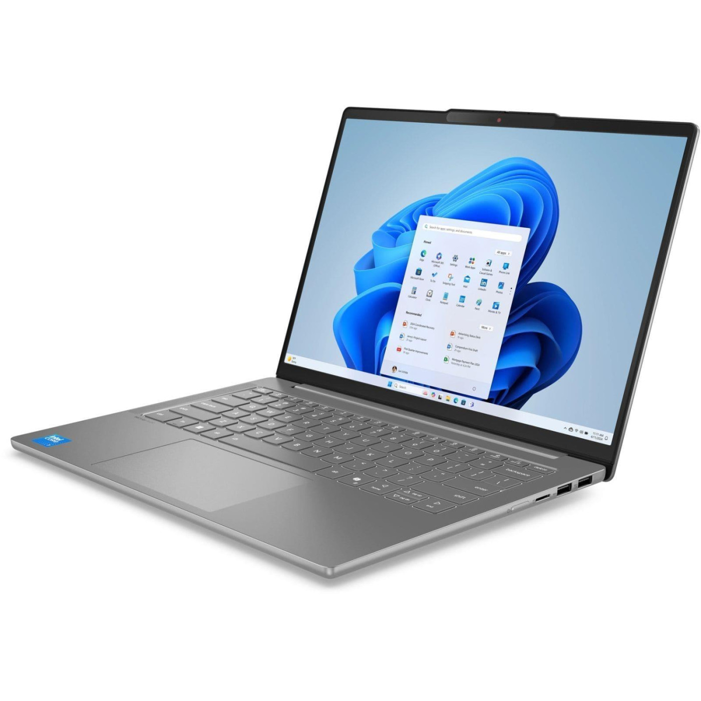 Ноутбук Lenovo 14 IdeaPad Slim 5 14IRH10 FHD/i7-13620H/32GB/1TB/UMA/DOS/Luna Grey (83HR005BRA)