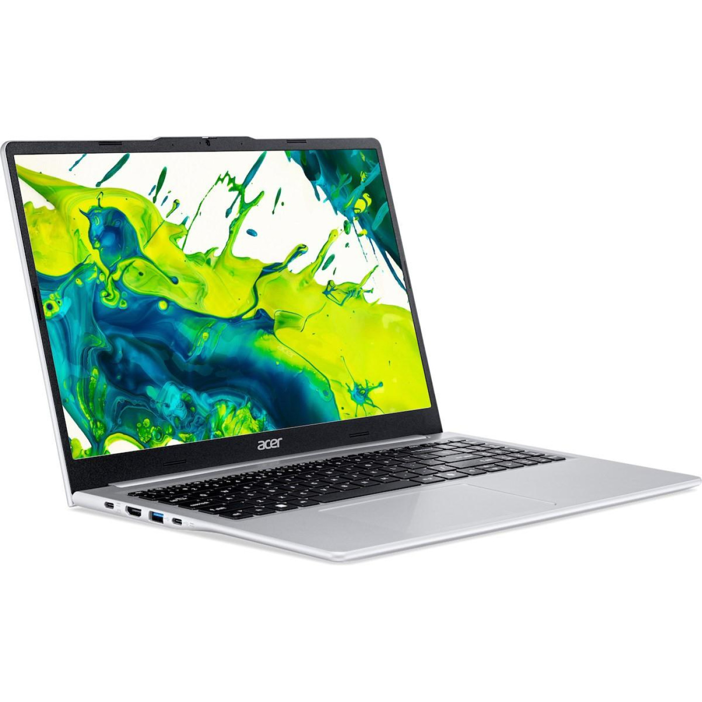 Ноутбук Acer 15.6 Aspire Lite AL15-49P-R35K FHD IPS LED/Ryzen 5 7430U/8GB/512 SSD/Radeon Graphics/DOS/Silver (NX.DT8EU.004)