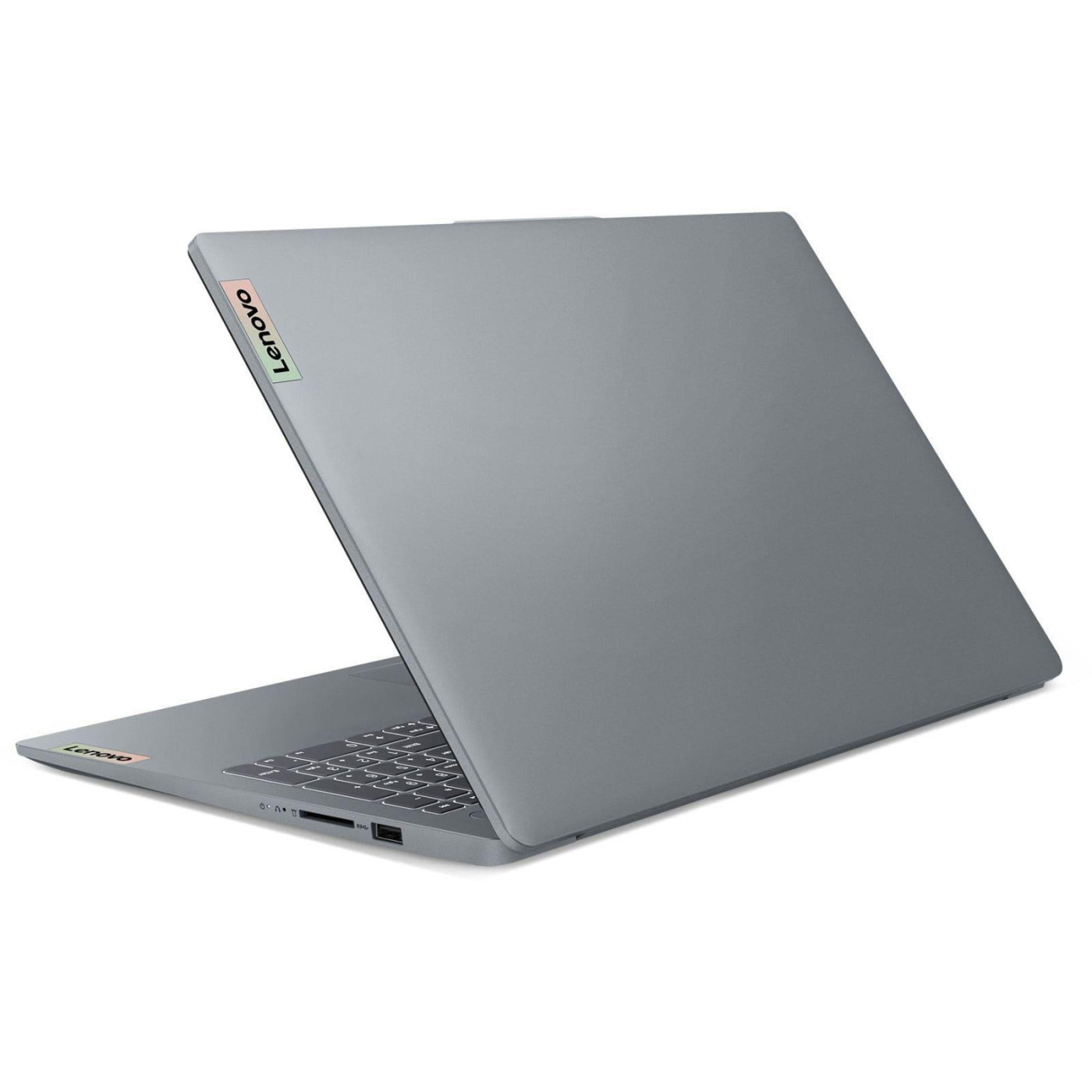 Ноутбук Lenovo 15.6 IdeaPad Slim 3 15IRU8 FHD/i3-1315U/8GB/512 SSD/UMA/DOS/Arctic Grey (82X700GHRA)