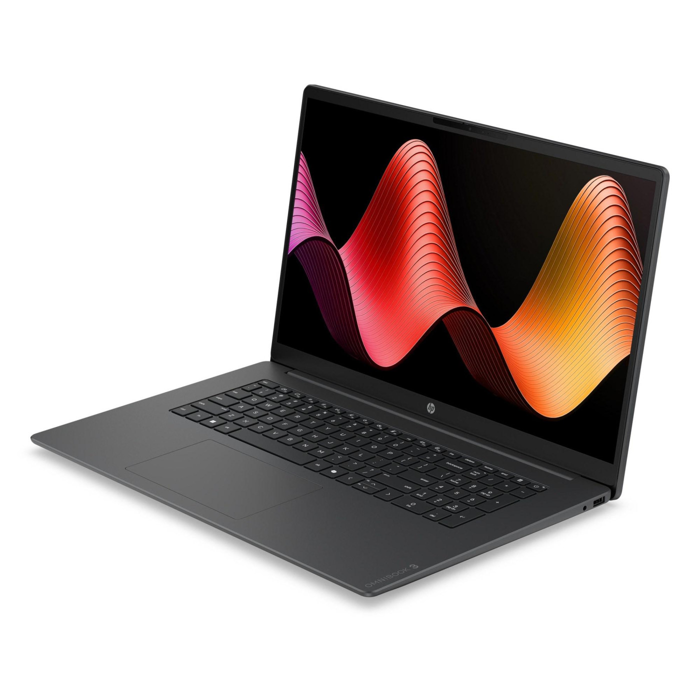 Ноутбук 17 HP OmniBook 3 17-dp0008ua FullHD IPS/AMD Ryzen 3 30/8GB/512 SSD/AMD Radeon/DOS/Black (DV5H6EA)