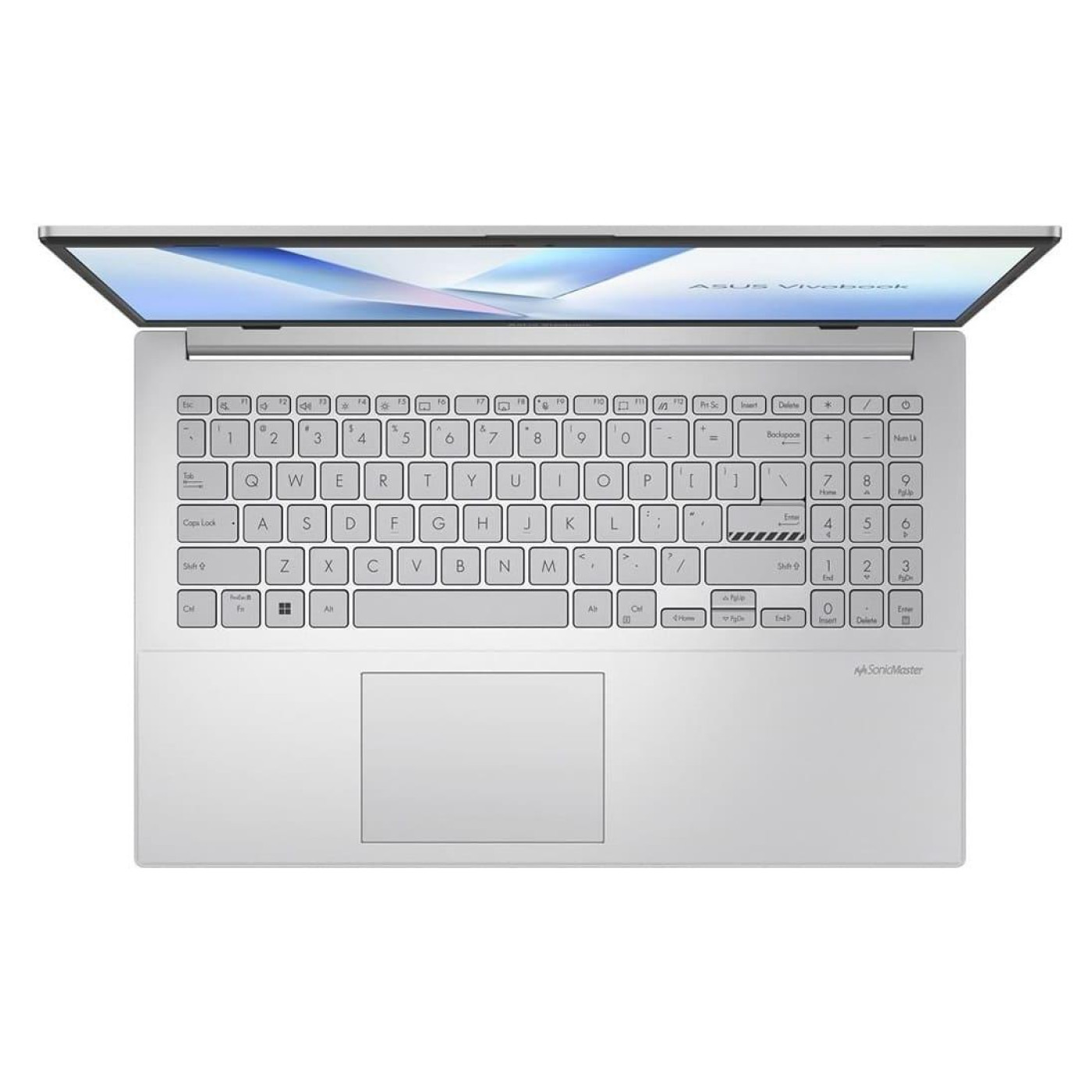Ноутбук ASUS 15.6 Vivobook E1504TA-BQ284 FHD/Intel N150/8GB/256 SSD/UMA/DOS/Silver (E1504TA-BQ284)