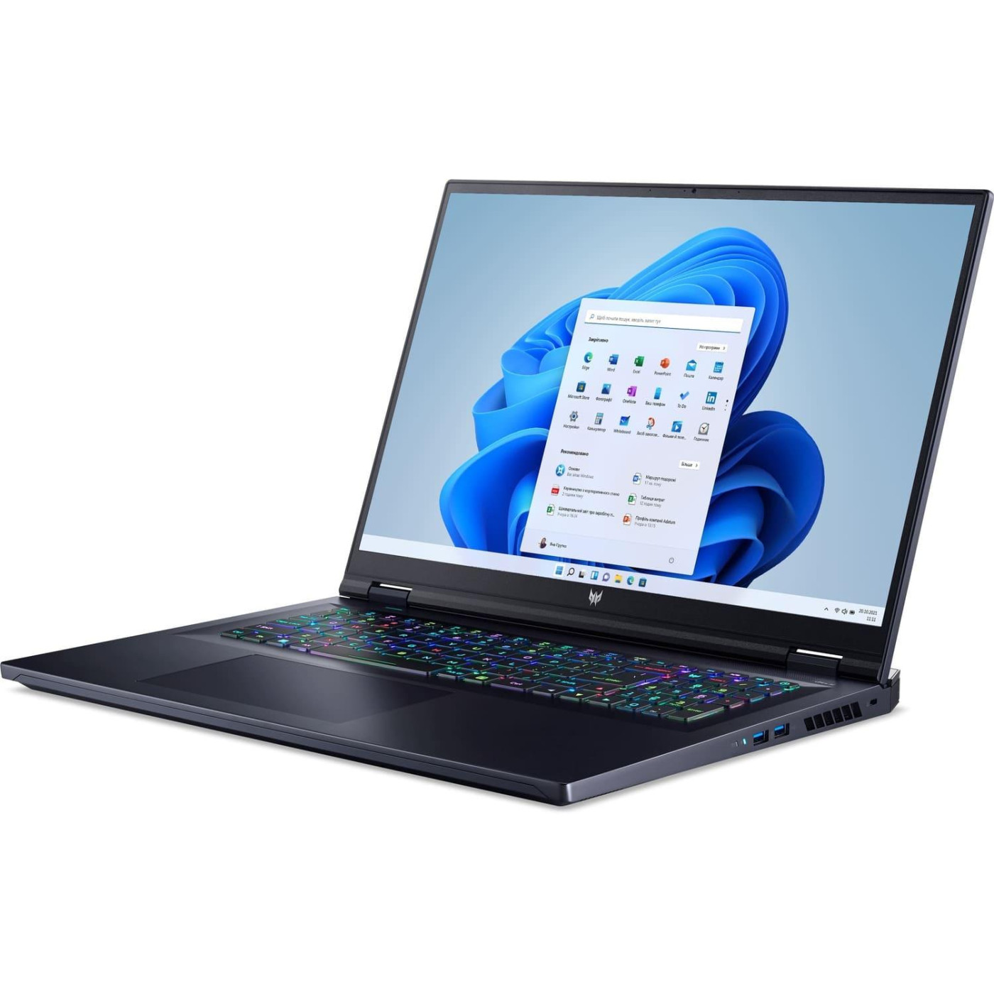 Ноутбук Acer 18 Predator Helios PH18-71-756U 1920x1200 165Hz/ i7-13700HX /16Gb /SSD 1TB /RTX 4060 140W 8GB/Win11/black (NH.QMJAA.001) FR