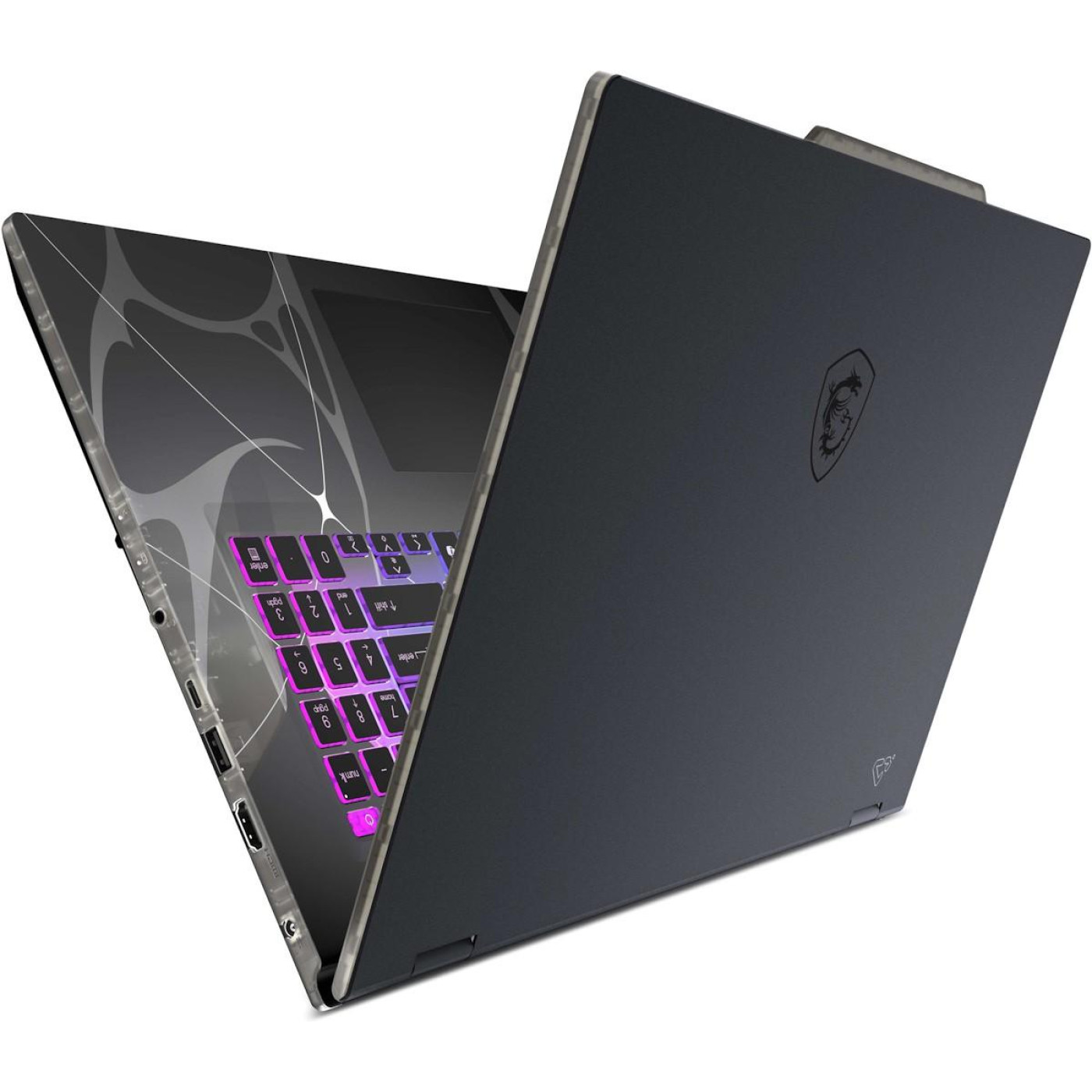 Ноутбук MSI 17.3 Cyborg 17 B2RWEKG-428XUA F 144Hz/Intel Core 7 240H/16GB/512 SSD/RTX 5050 8GB/DOS/Translucent Black (9S7-17U332-428)