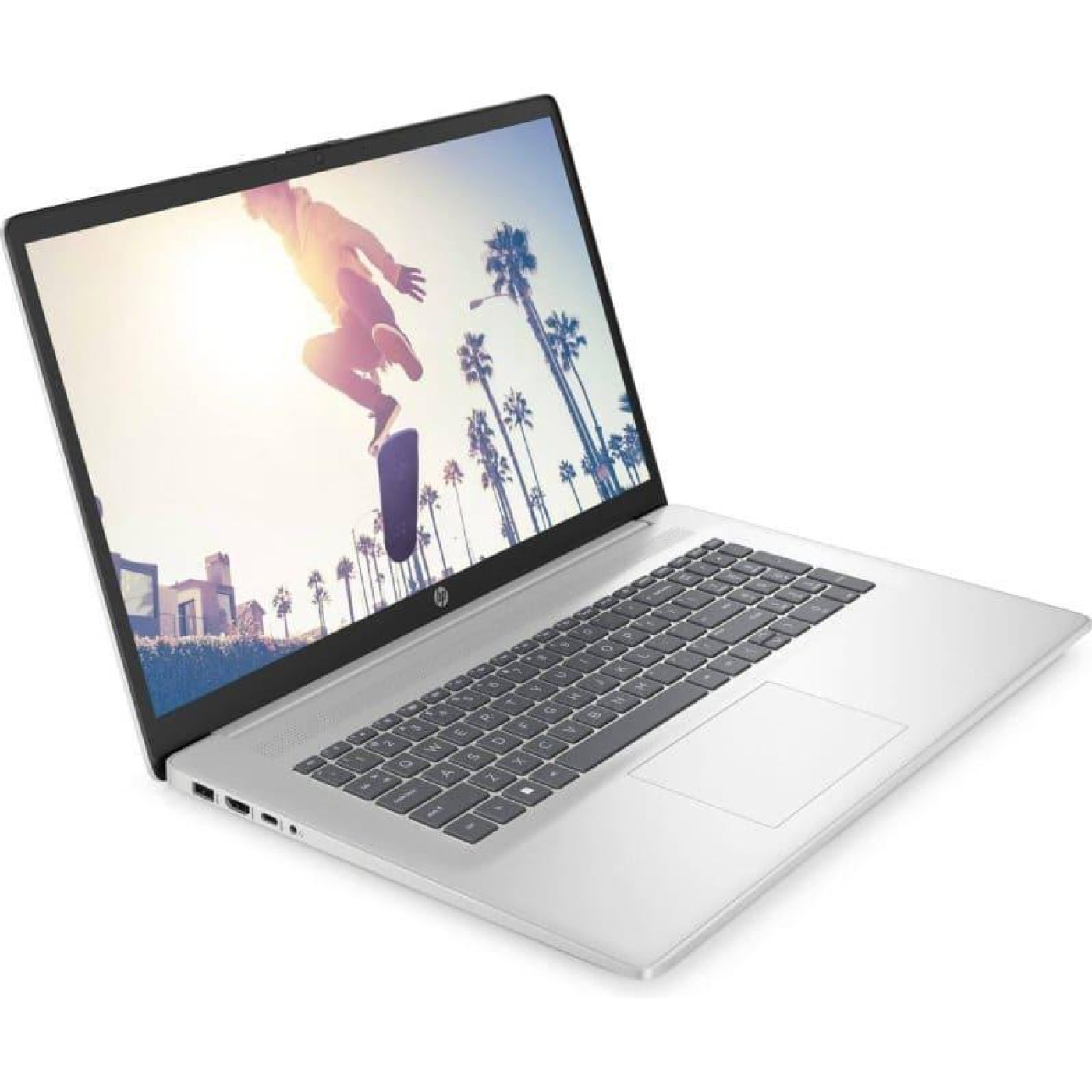 Ноутбук HP 17.3 17-cn4037ua FHD IPS/Intel Core 5-120U/16GB/512SSD/Intel Graphics/DOS/Silver (C9RL4EA)