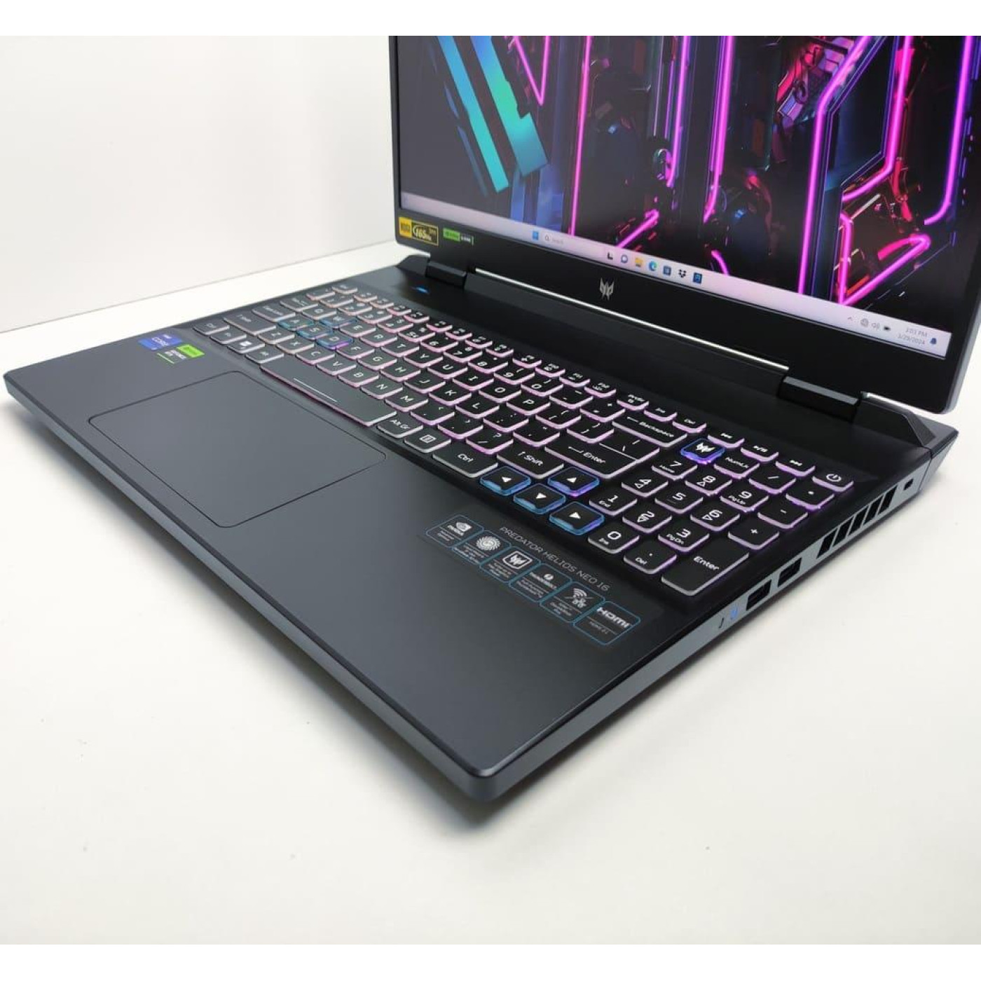 Ноутбук Acer 16 Predator Helios PHN16-71 2K IPS 165Hz/ i7-13700HX/ 16GB/ SSD 1TB/ RTX 4060 8GB/Win11/black (NH.QMBAA.001) (8485) FR