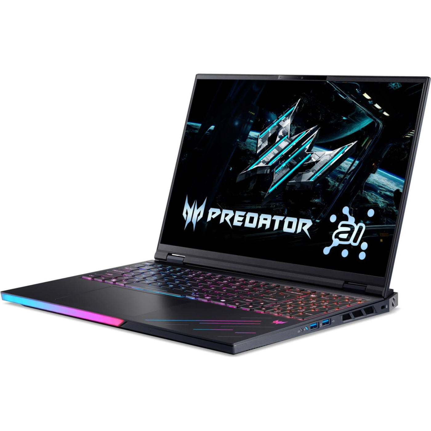 Ноутбук Acer 16 Predator Helios 16 PH16-73 OLED/U9-275HX/32GB/1TB/RTX 5070 Ti 12GB/Linux/Black (NH.QW3EU.002)