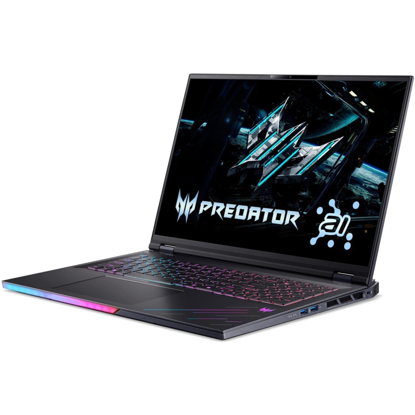 Ноутбук Acer 18 Predator Helios 18 PH18-73 WQUXGA IPS/U9-275HX/64GB/2TB/RTX 5090 24GB/Linux/Black (NH.QVXEU.003)