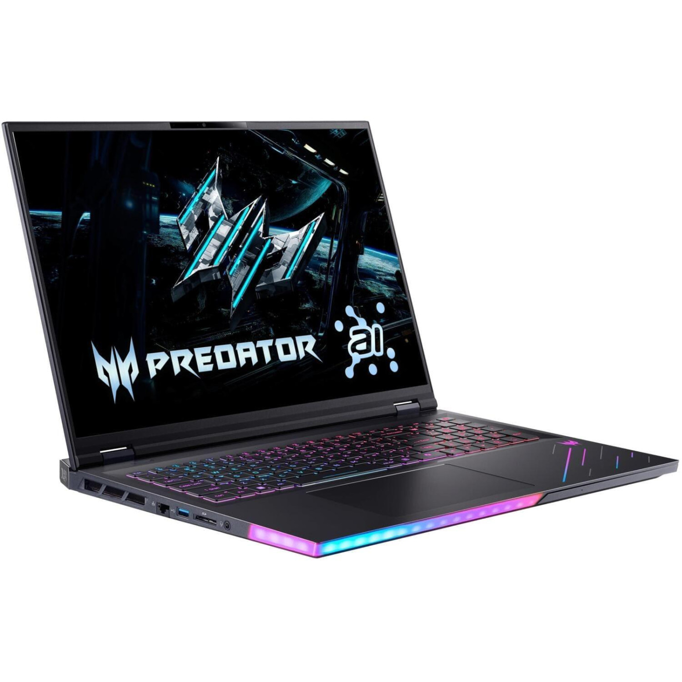 Ноутбук Acer 18 Predator Helios 18 PH18-73 WQUXGA IPS/U9-275HX/64GB/2TB/RTX 5090 24GB/Linux/Black (NH.QVXEU.003)