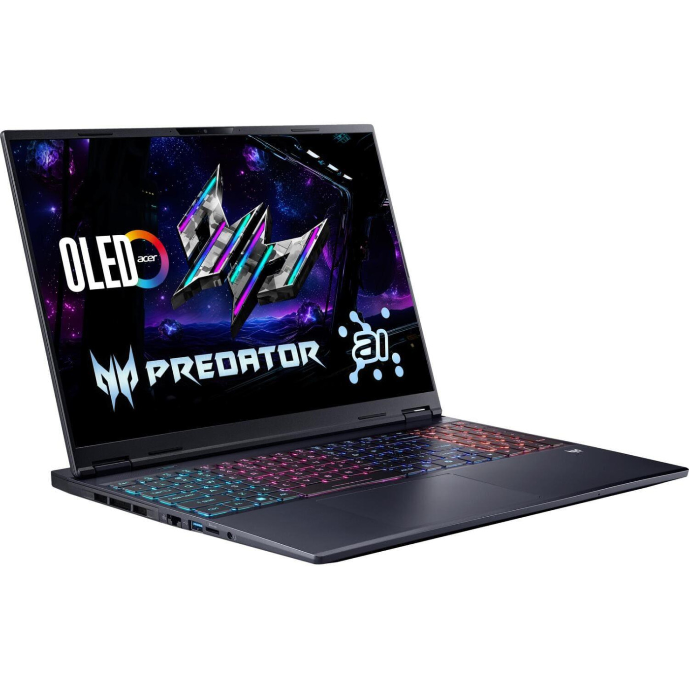 Ноутбук Acer 16 Predator Helios Neo 16S PHN16S-71 OLED/U9-275HX/32GB/1TB/RTX 5070 8GB/Linux/Black (NH.QZFEU.002)