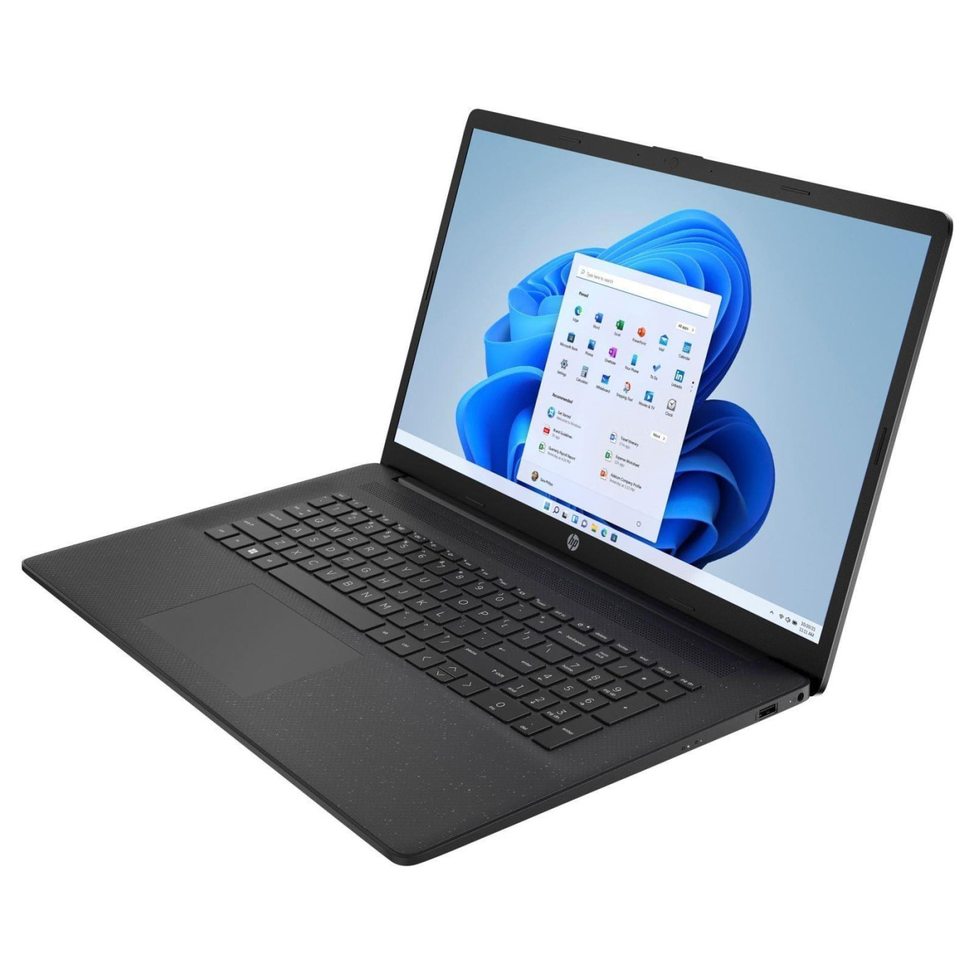 Ноутбук HP 17.3 17-cp3018ua FHD IPS AG/Ryzen 7 7730U/16GB/1TB/UMA/DOS/Black (CS8C8EA)