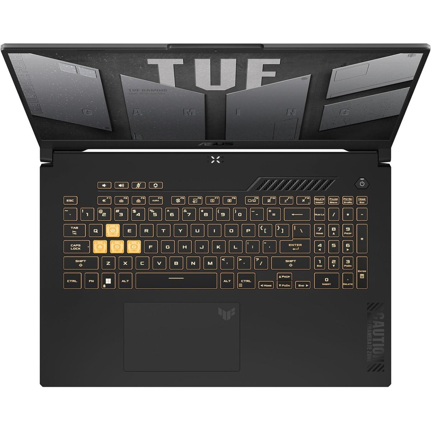 Ноутбук ASUS 17.3 TUF Gaming F17 FX707VJB-HX063 FHD IPS/Intel 5-210H/16GB/512SSD/RTX 3050 6GB/DOS/Gray (90NR0MY5-M002H0)