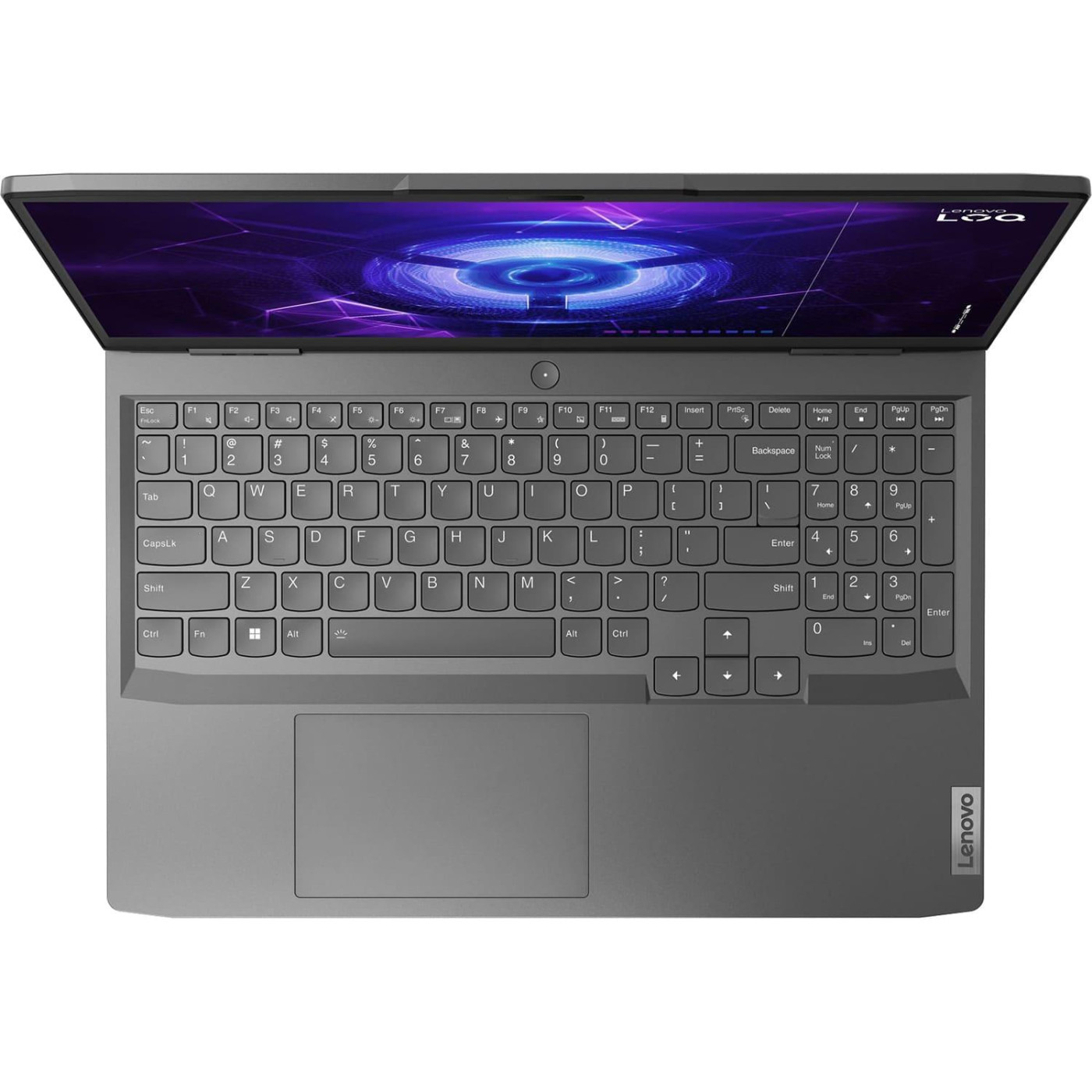 Ноутбук Lenovo 15.6 LOQ 15IRH8 FHD 144Hz IPS/Intel Core i5-12450H/16GB/512GB SSD/NVIDIA GeForce RTX 4060 8GB/DOS/Storm Grey (82XV00JERA) Б/у