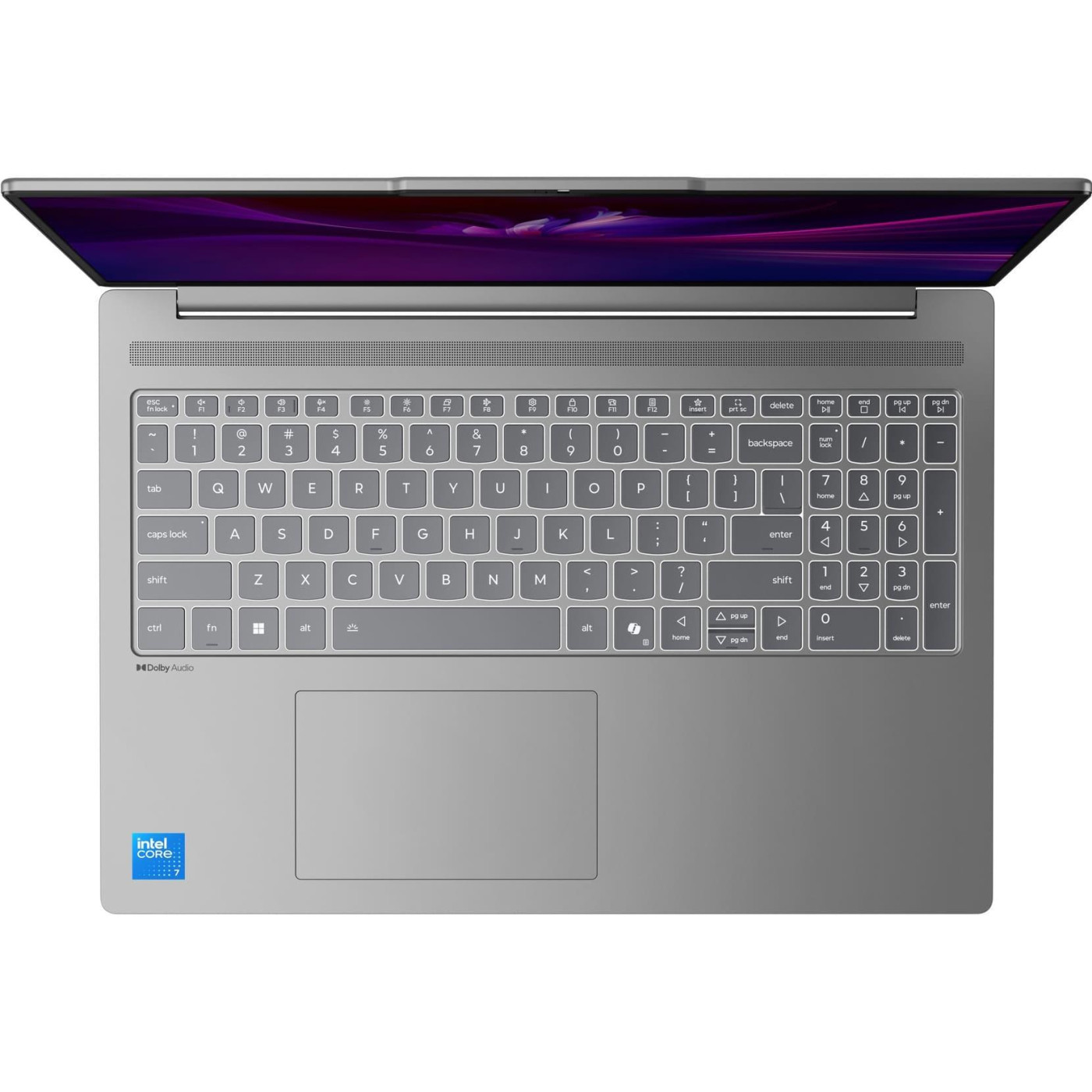 Ноутбук Lenovo 16 IdeaPad Slim 5 16IRH10 1920x1200 IPS/Intel i7-13620H/16GB/512SSD/Intel Graphics/DOS/Luna Grey (83HS008HRA)