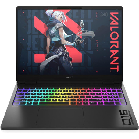 Ноутбук HP 16 OMEN MAX 16-AK0098NR IPS 2560x1600 240Hz/Ryzen 9 AI 375HX/32GB/1TB/RTX 5080/NOGRAVING/W11P/Shadow Black (CG6Y7UA) U1