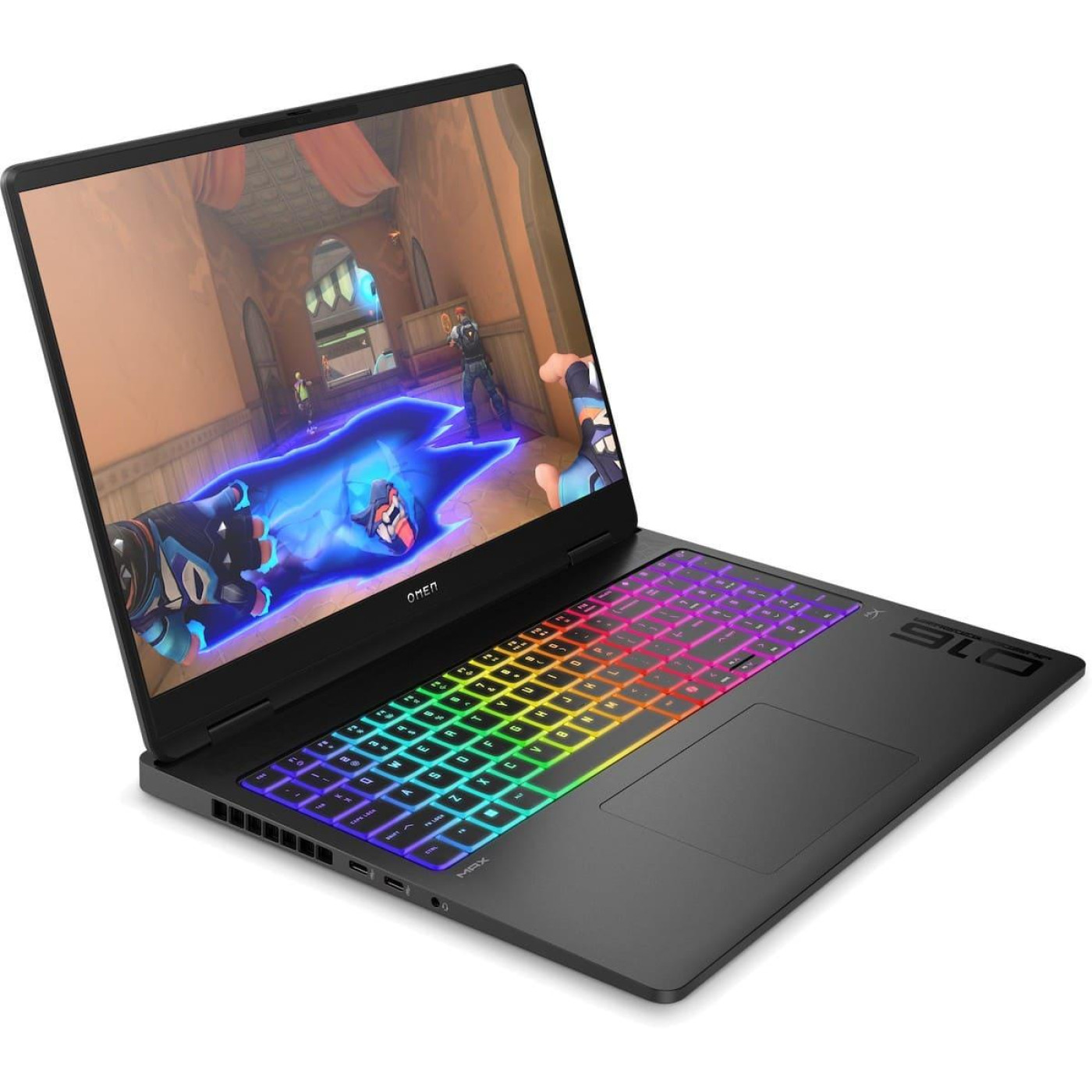Ноутбук HP 16 OMEN MAX 16-AK0098NR IPS 2560x1600 240Hz/Ryzen 9 AI 375HX/32GB/1TB/RTX 5080/W11P/Shadow Black (CG6Y7UA)